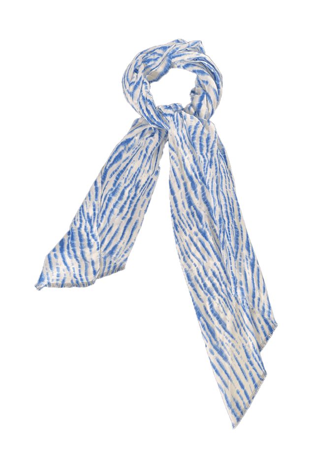 Sjaal met tie dye print image number 1