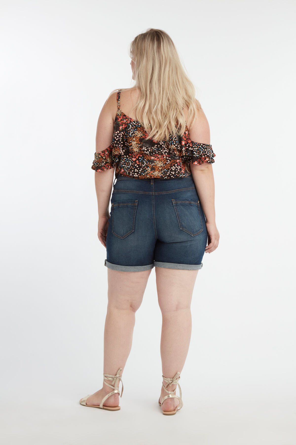 Denim short image number 4