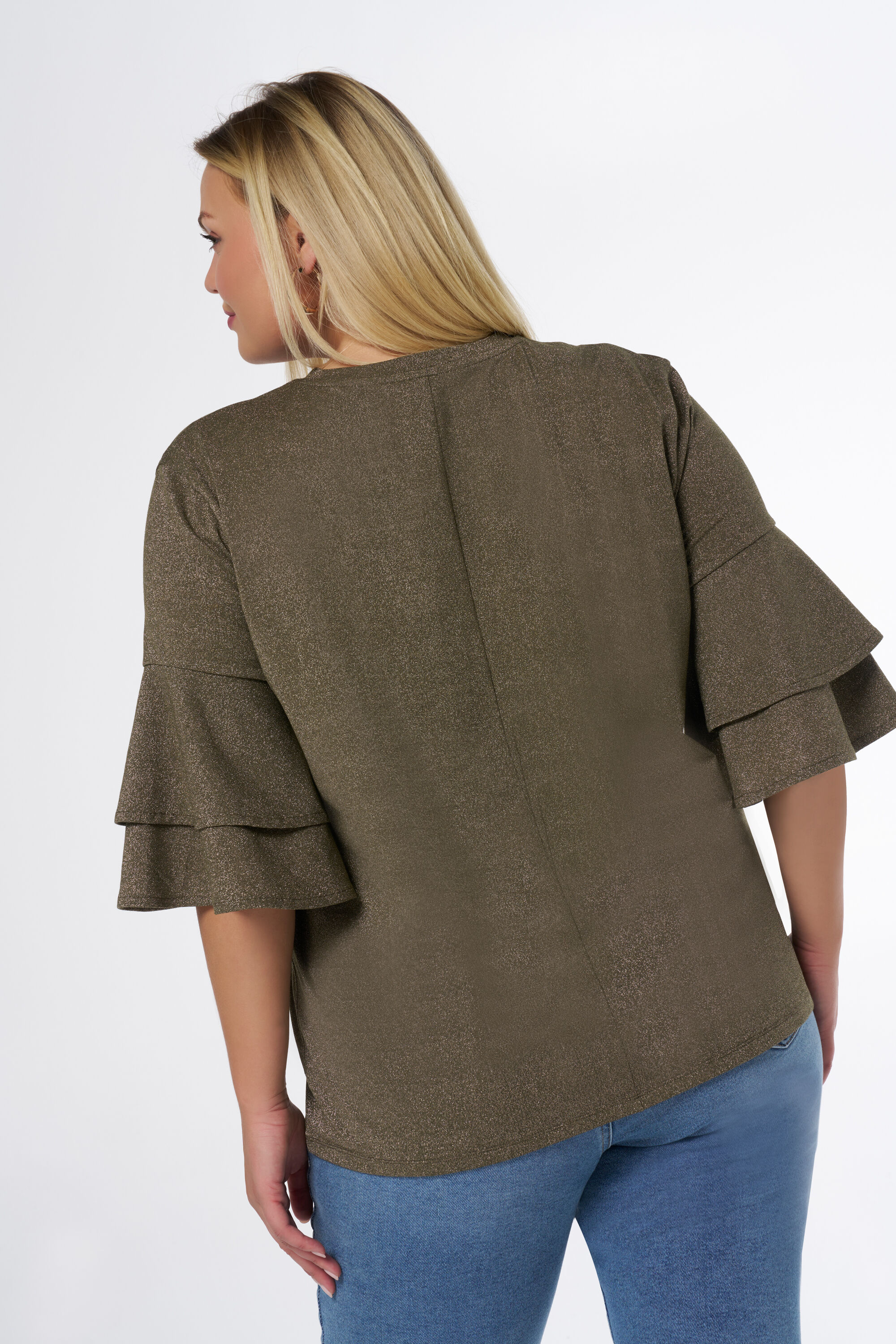 Top met volantmouwen image number 3