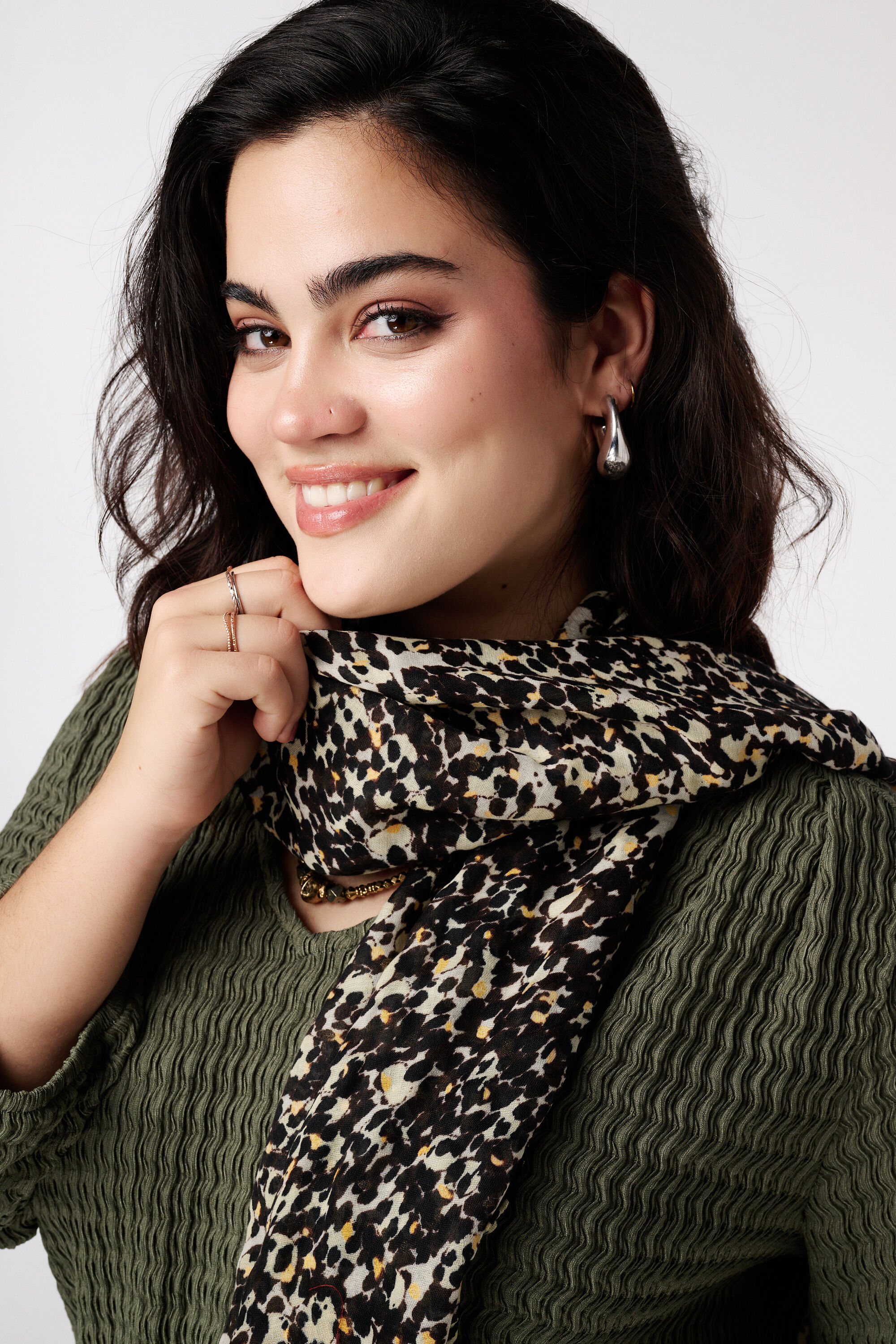 &Eacute;charpe &agrave; imprim&eacute; animal image number 2