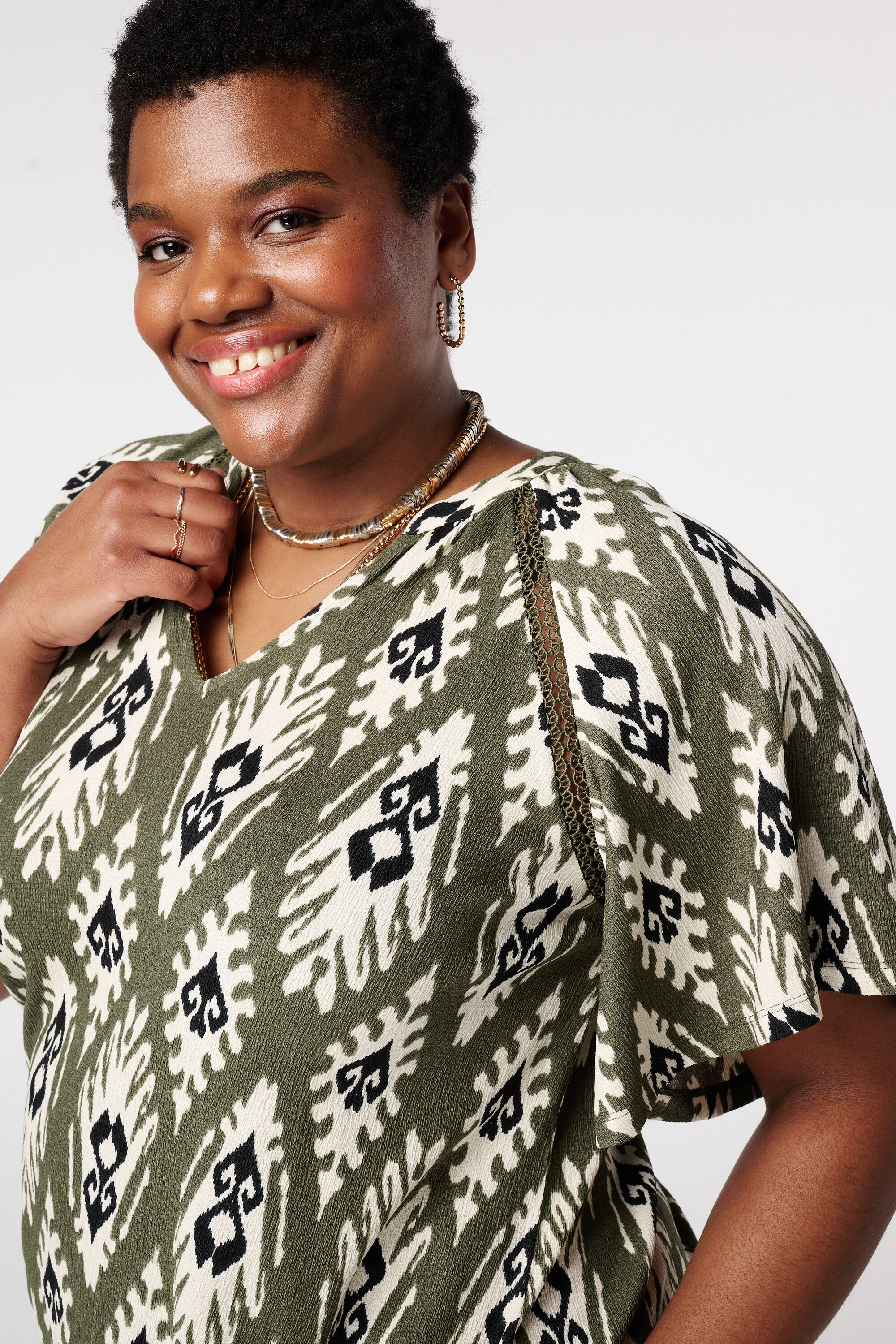 Top &agrave; manches papillon image number 4