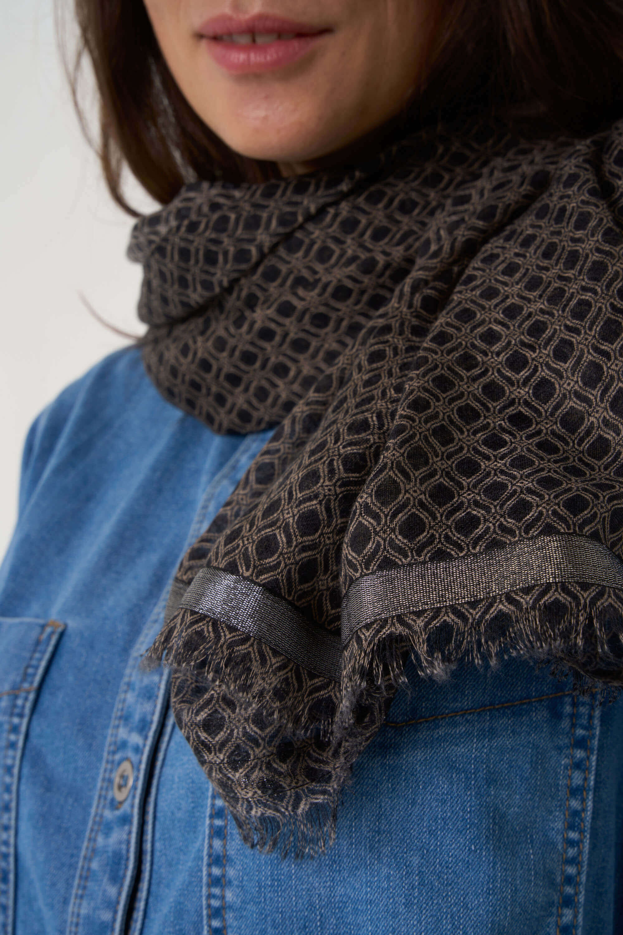 Sjaal met print  image number 2