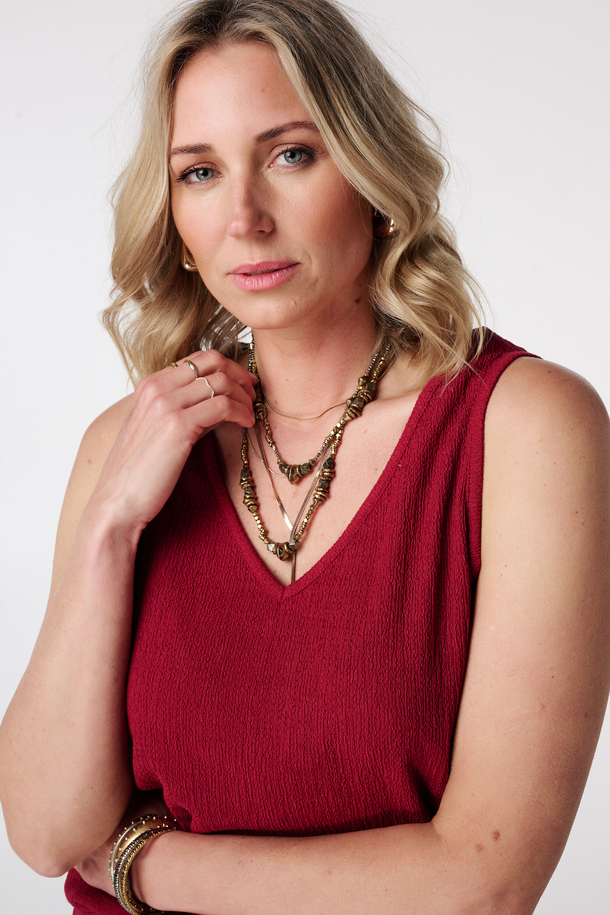 Mouwloze top met structuur image number 4