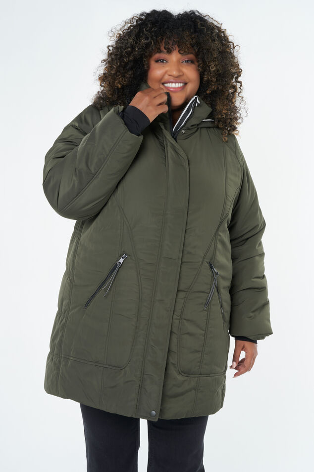 Veste matelassée avec capuche image number 0