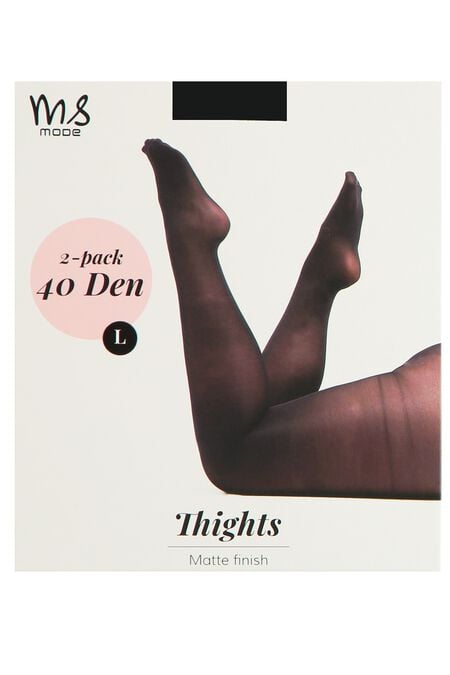 2-pack Basis panty 40 denier