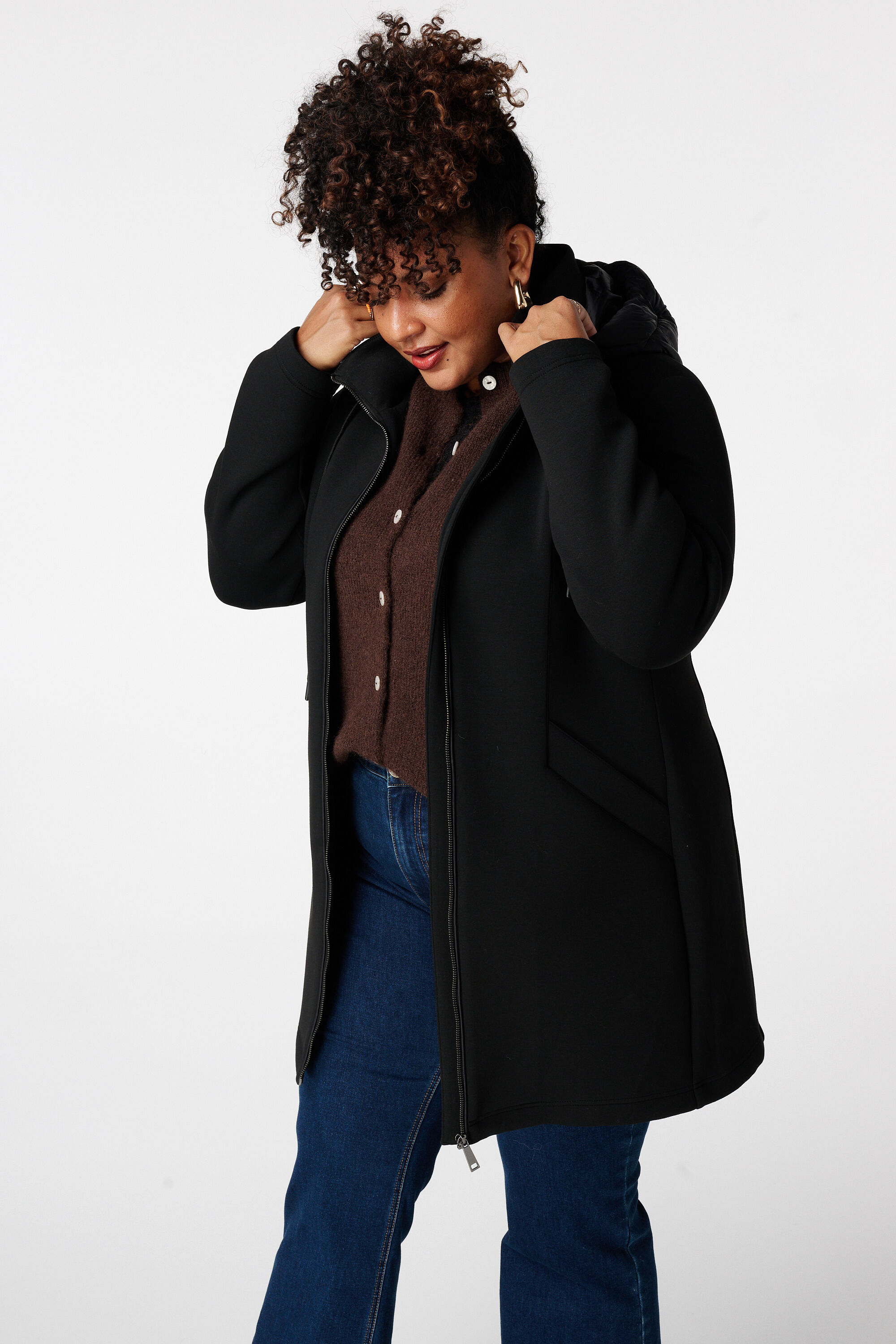 Manteau &agrave; capuche image number 5