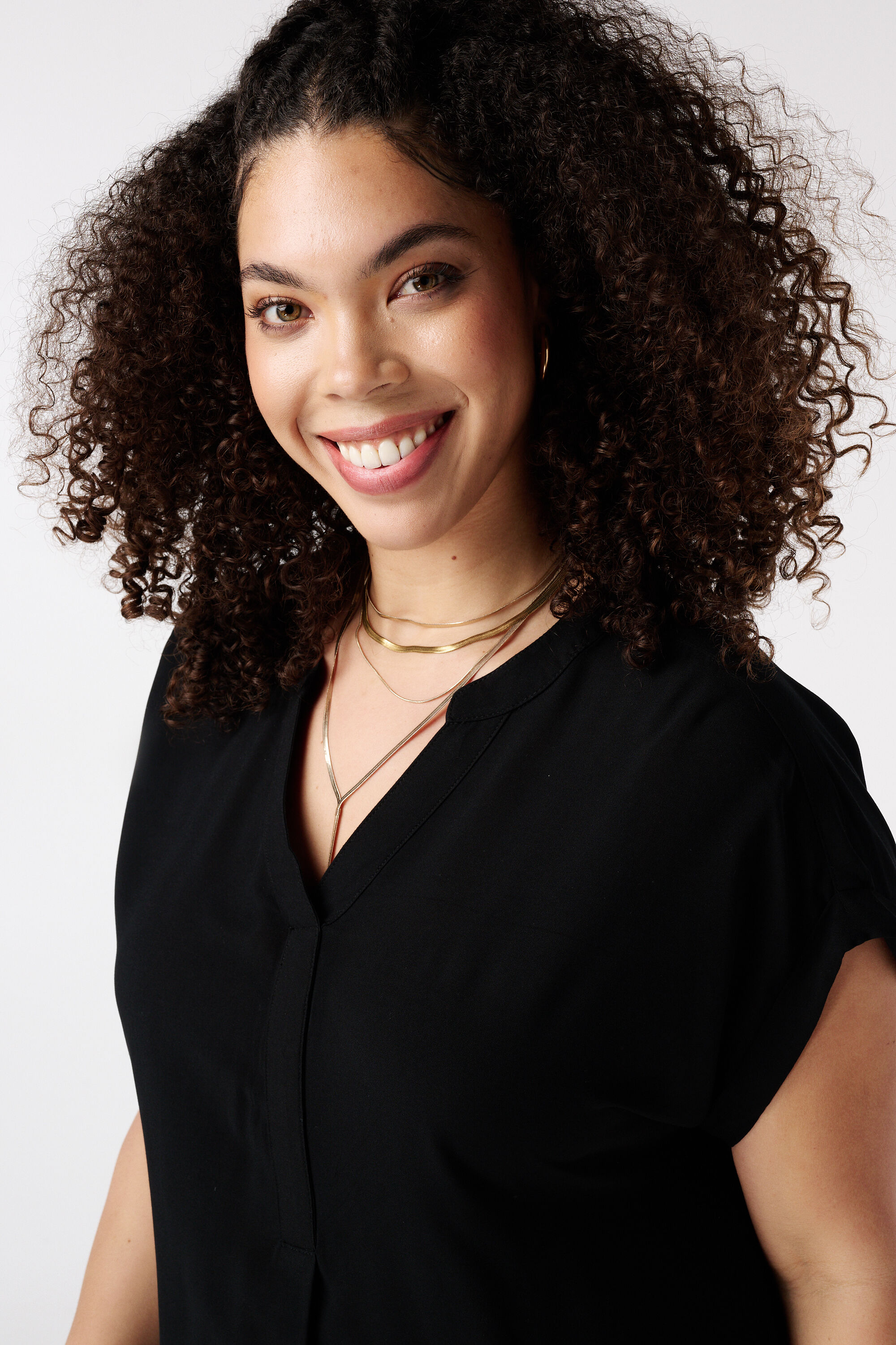 Jurk met v-hals image number 4