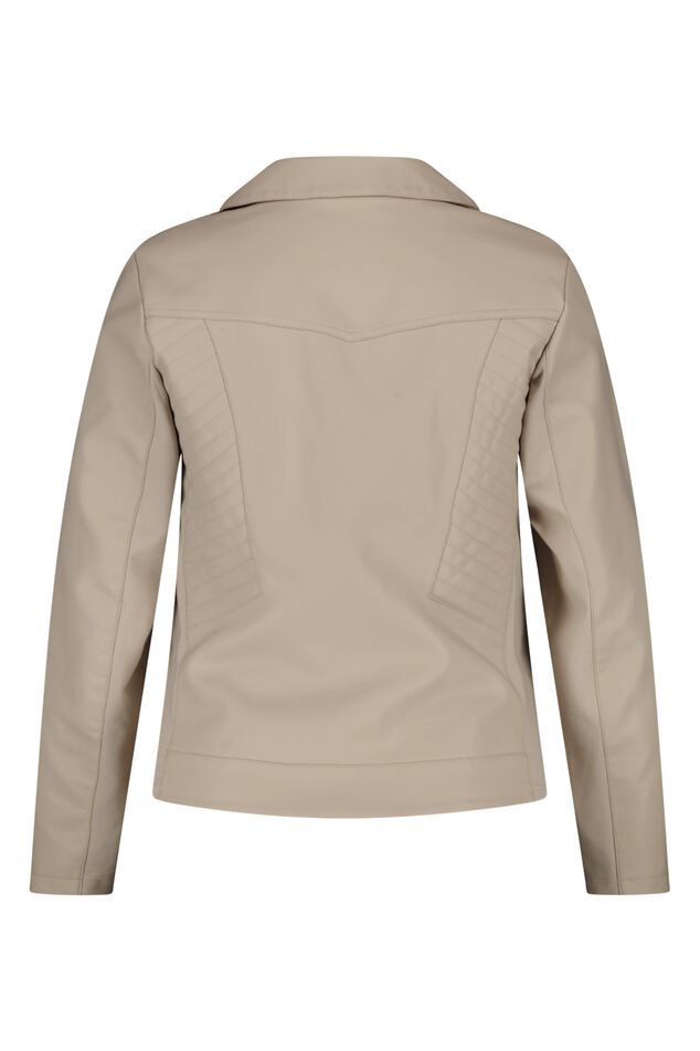 Jas van imitatieleer image number 2