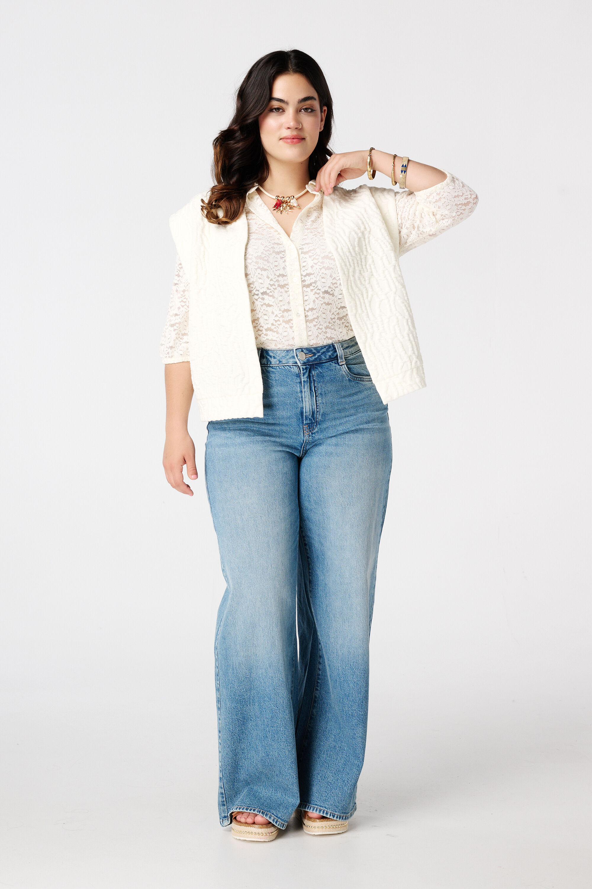 Gilet textur&eacute; image number 5