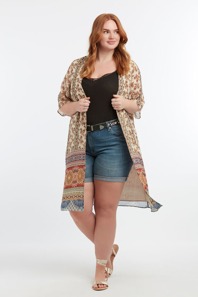 Kimono avec imprimé image number 5