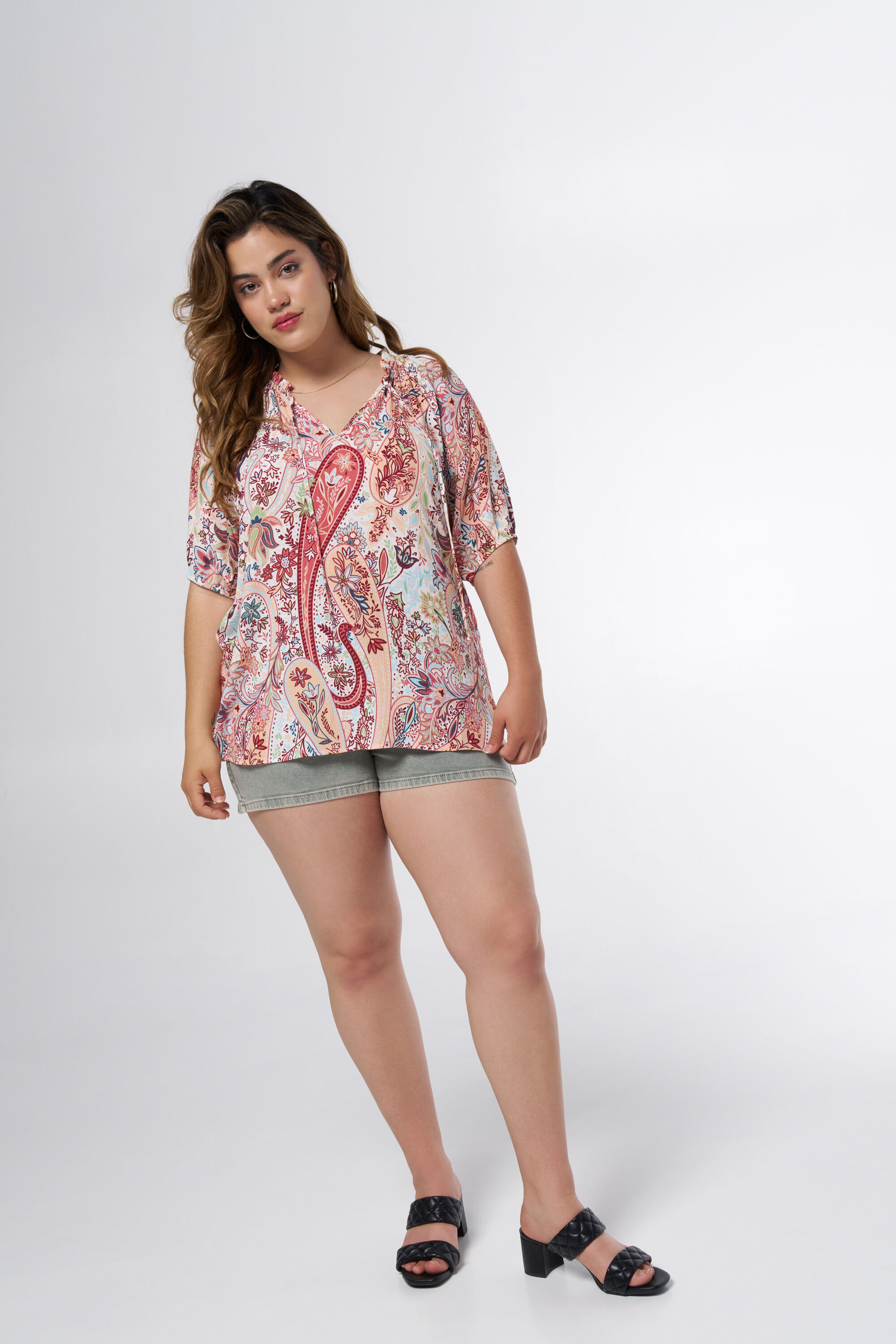 Blouse met strikdetail image number 5