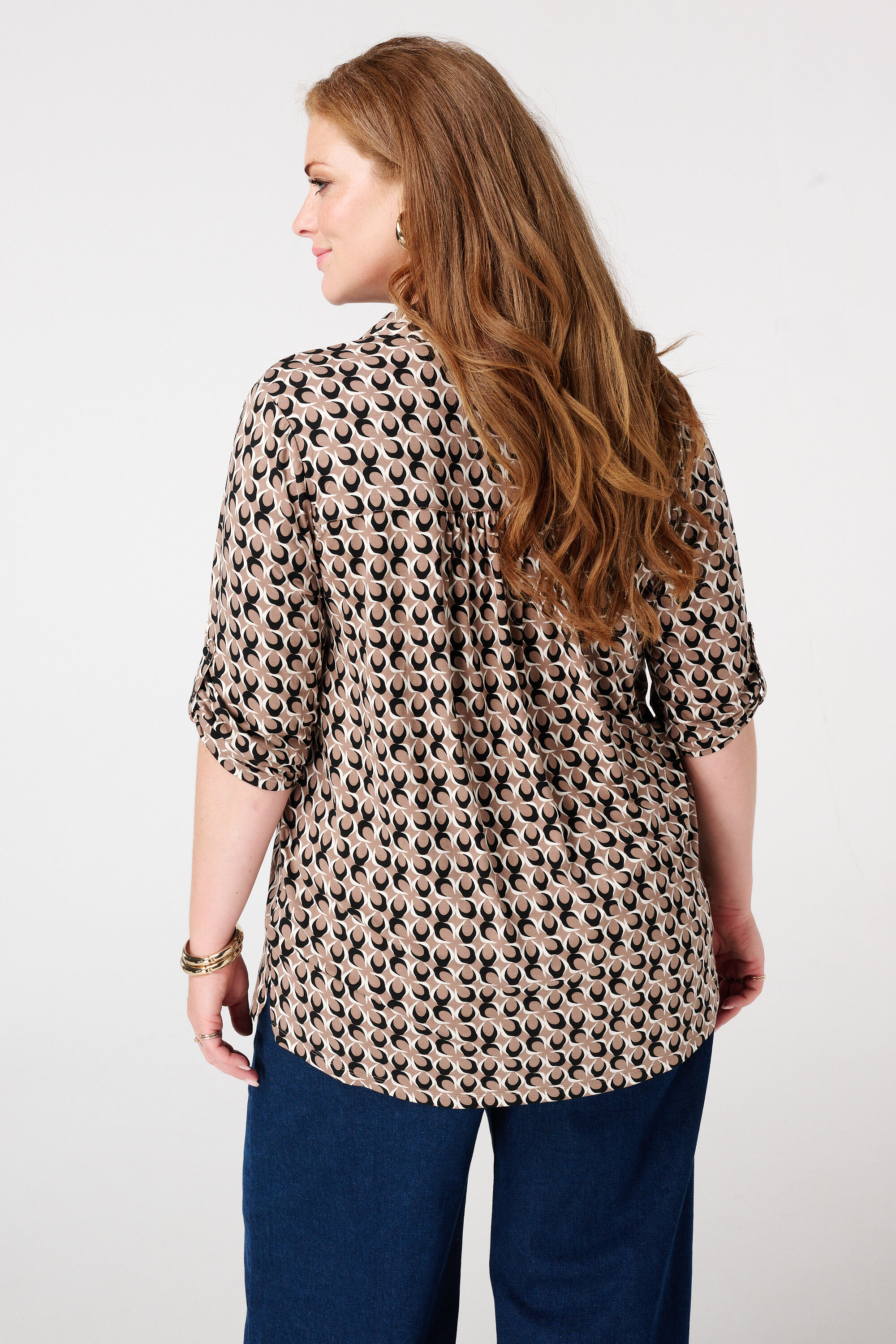 Jersey top met print image number 3