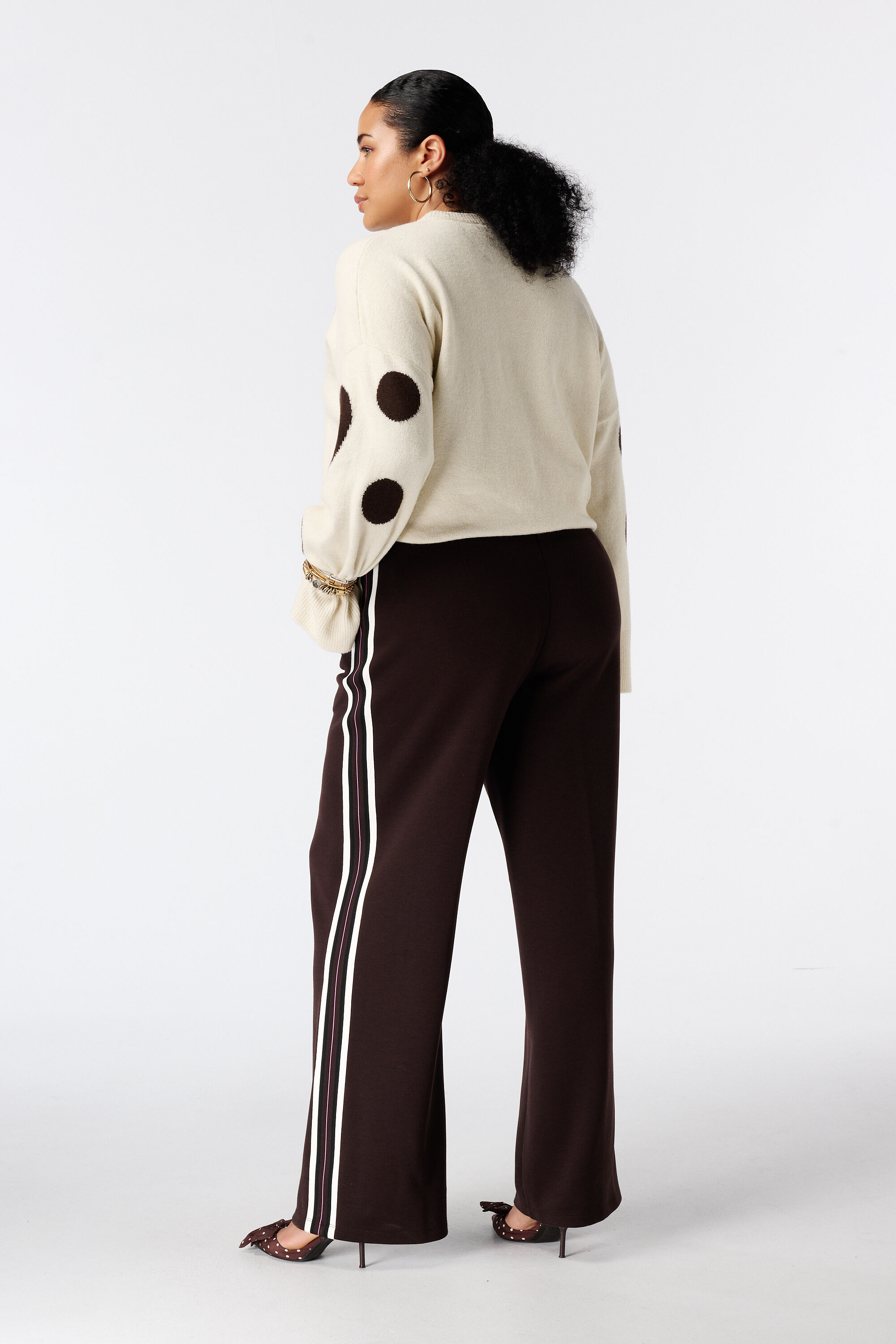 Broek met contraststreep image number 3