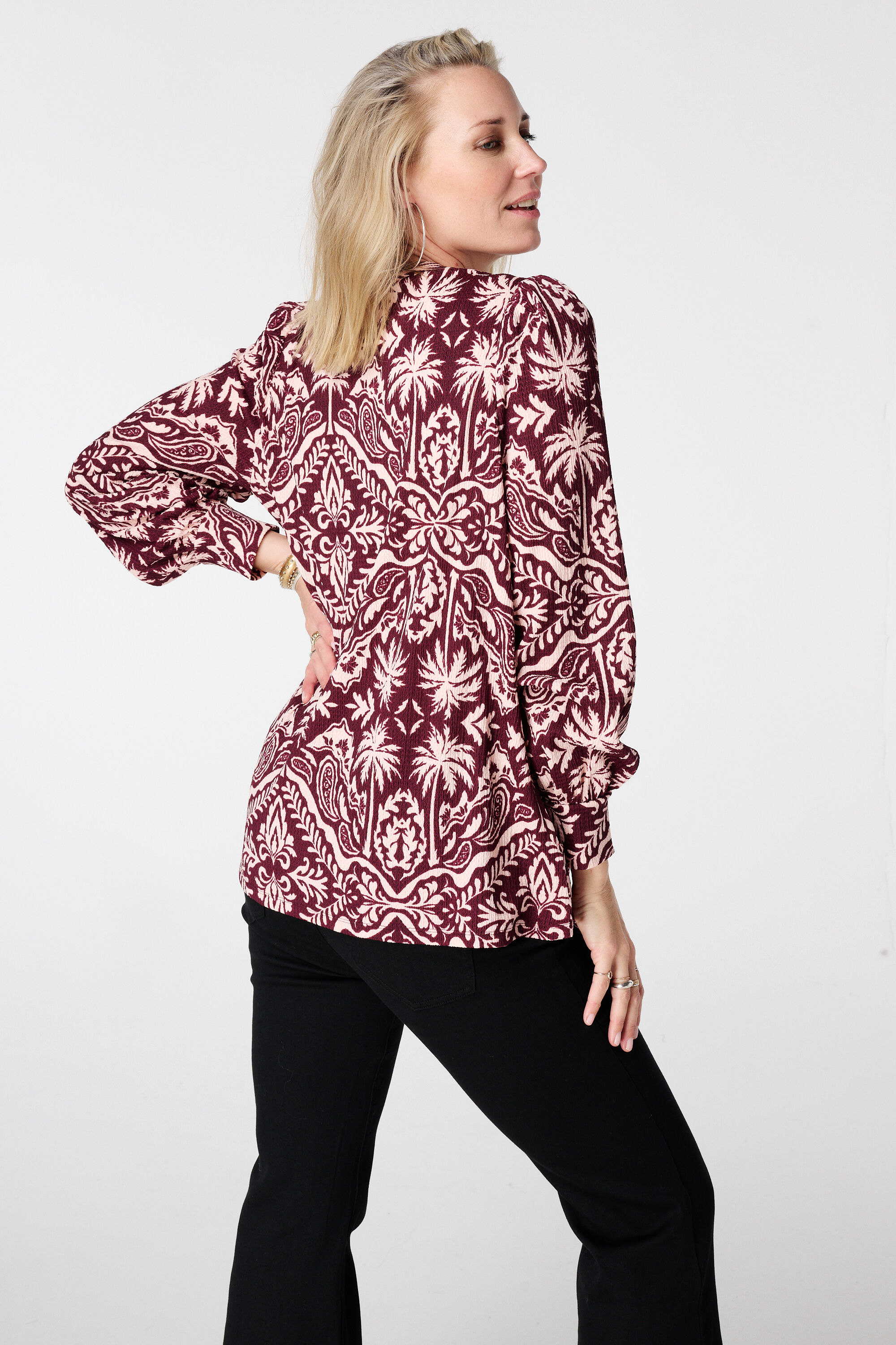 Top met sierlijke print  image number 3