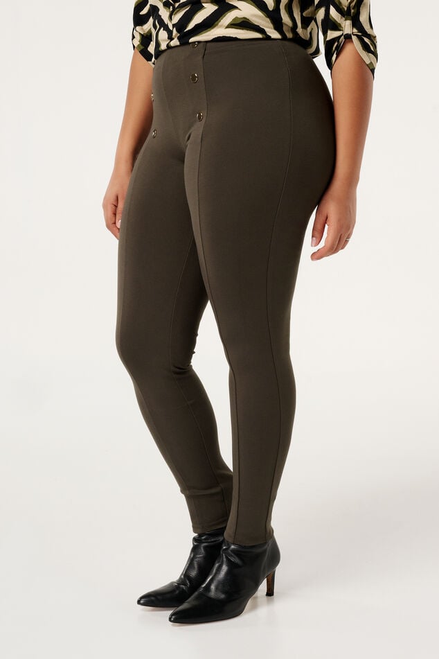 Tregging met gouden knopen image number 4