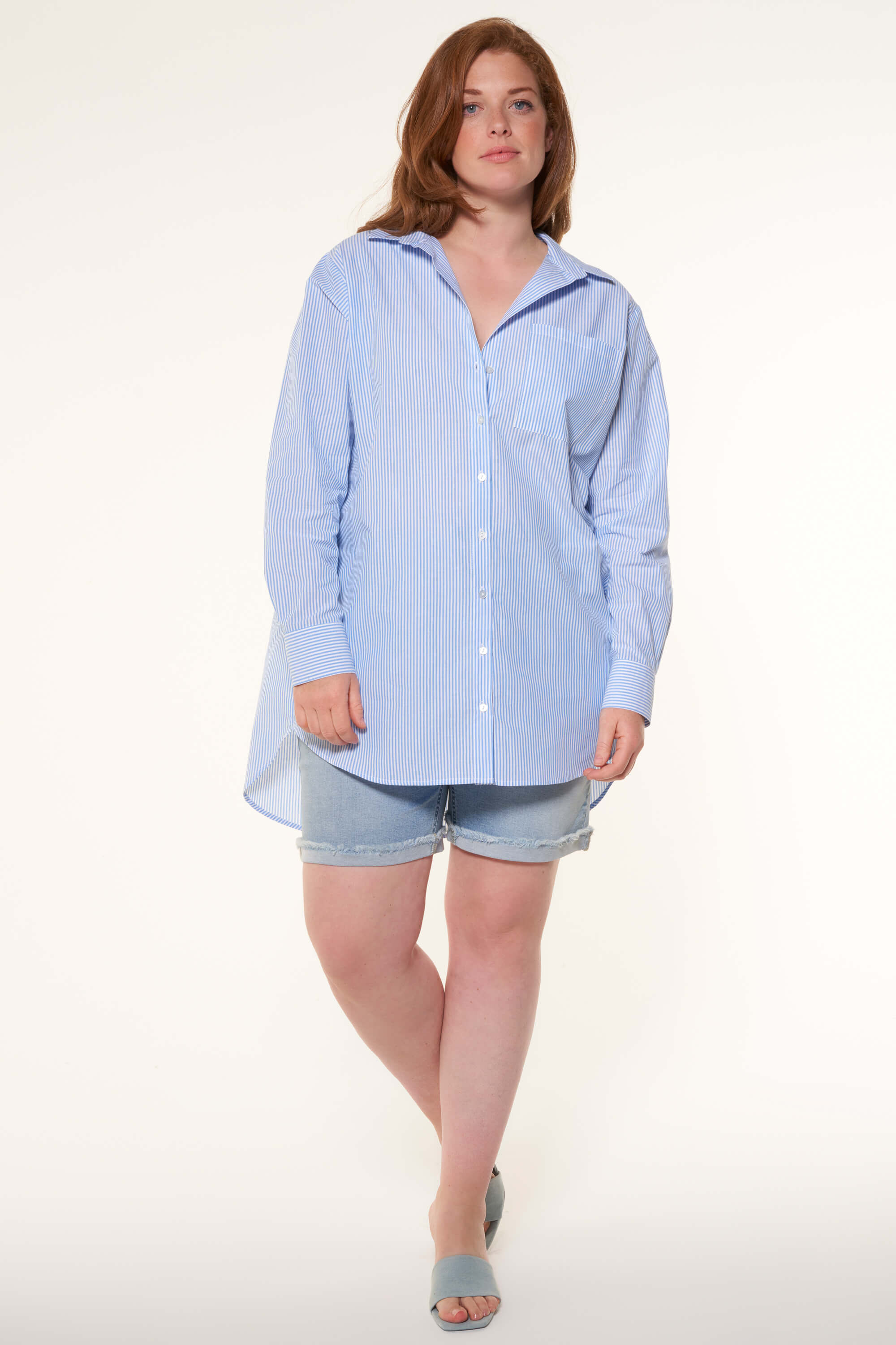 Gestreepte blouse image number 6