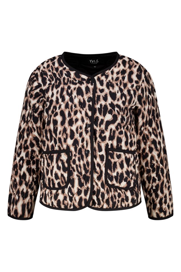 Veste matelassée avec imprimé panthère image number 1