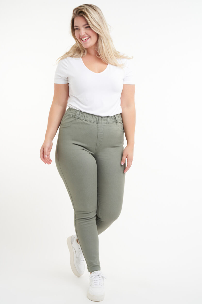 Slim fit tregging POPPY image number 3