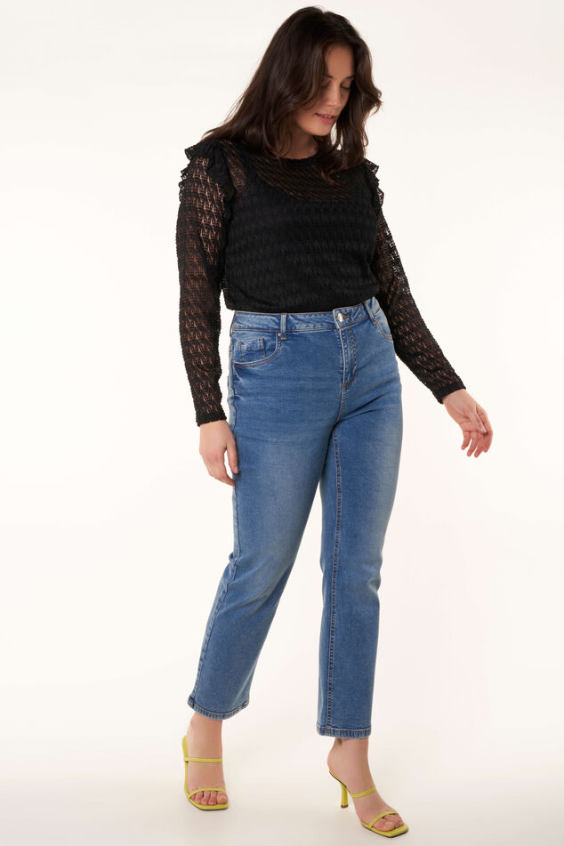 Straight leg jeans LILY 30 inch image number 7