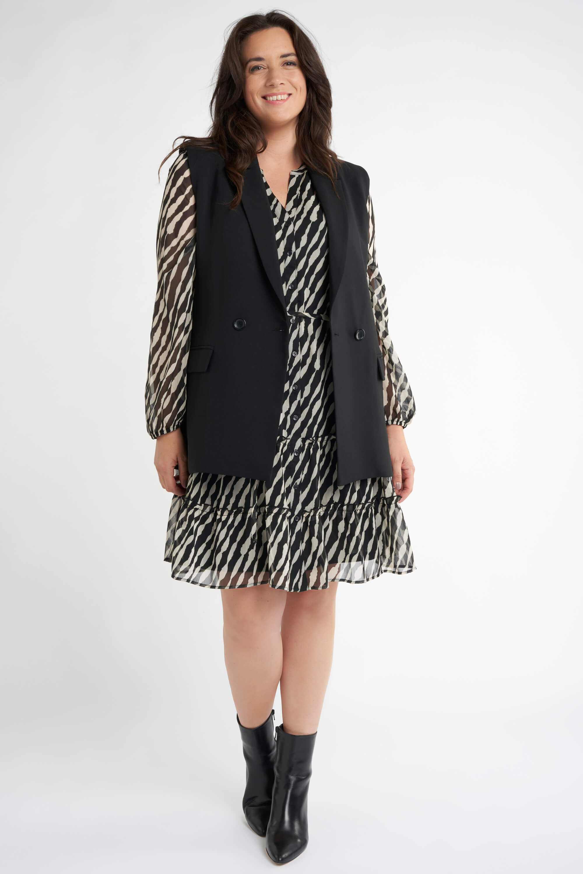 Jurk met print image number 7