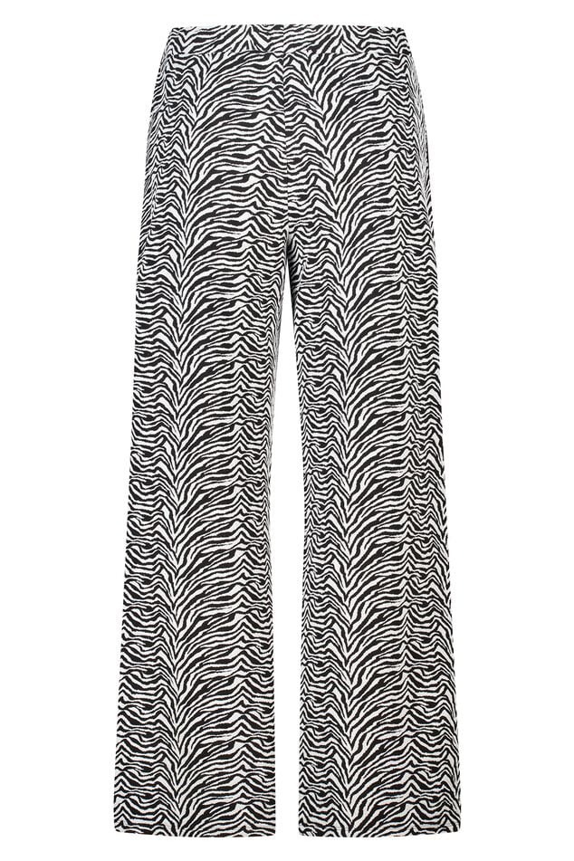 Pantalon large à imprimé zèbre image number 2