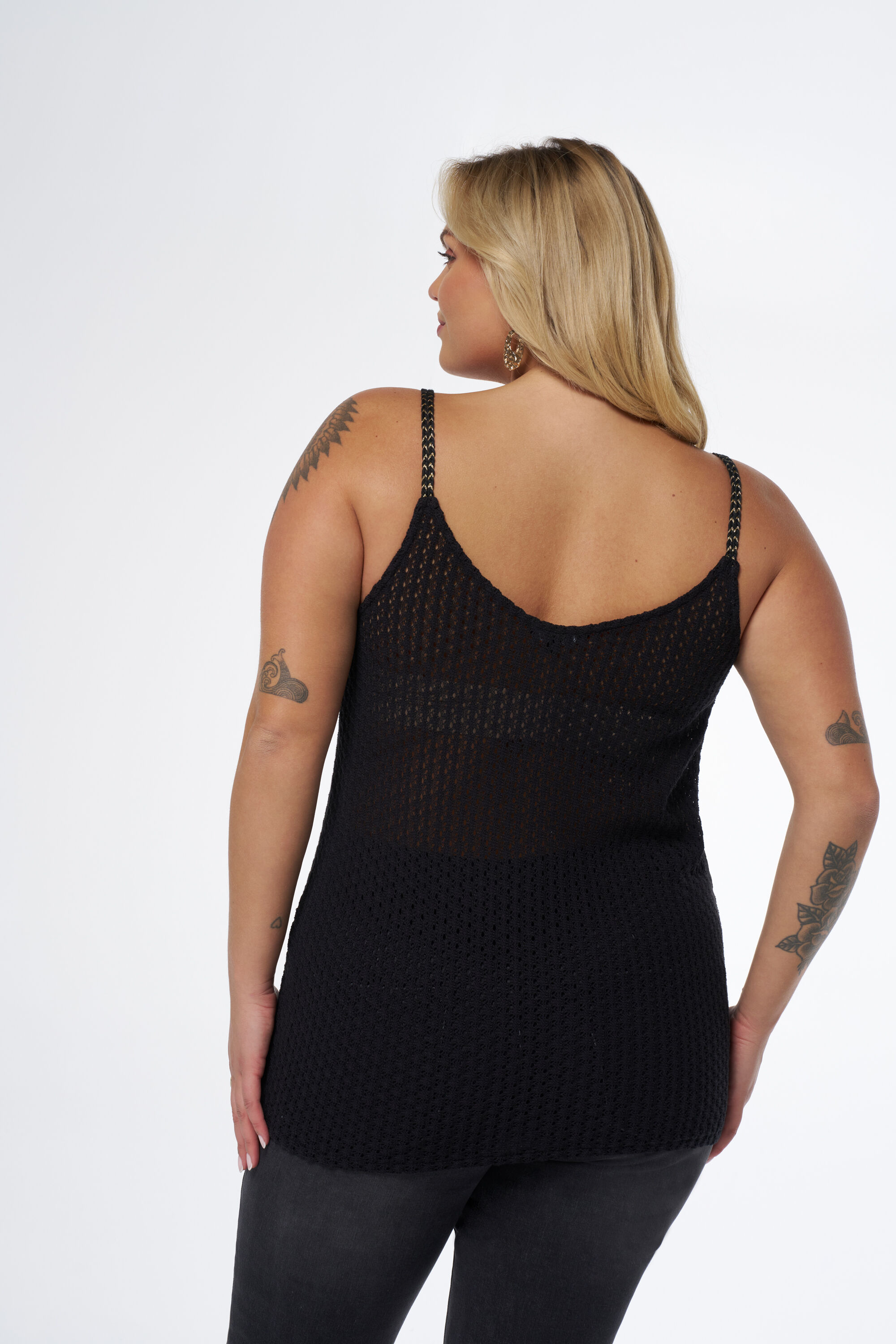 Top met gebreide structuur image number 3