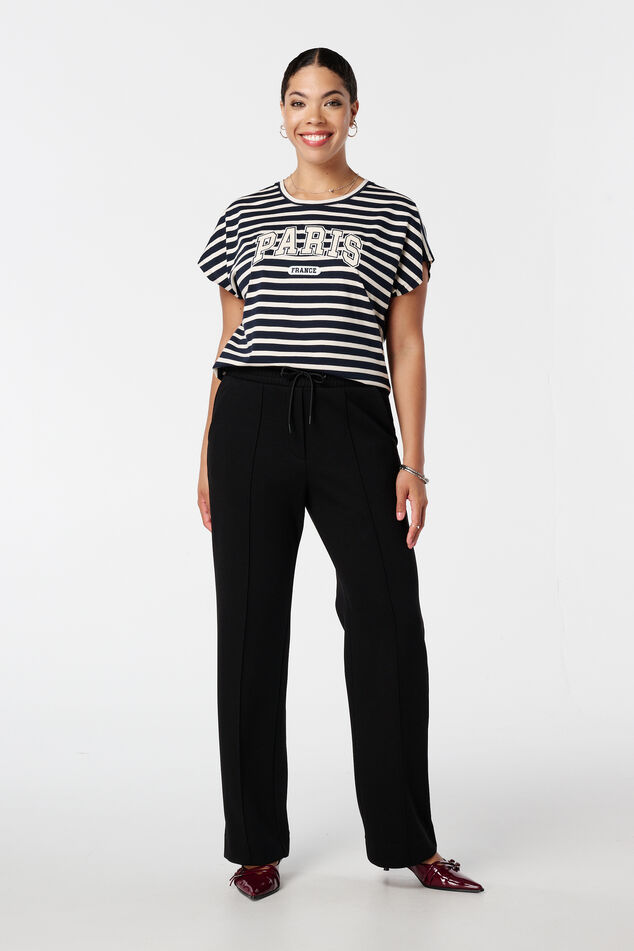 T-shirt rayé à imprimé image number 5