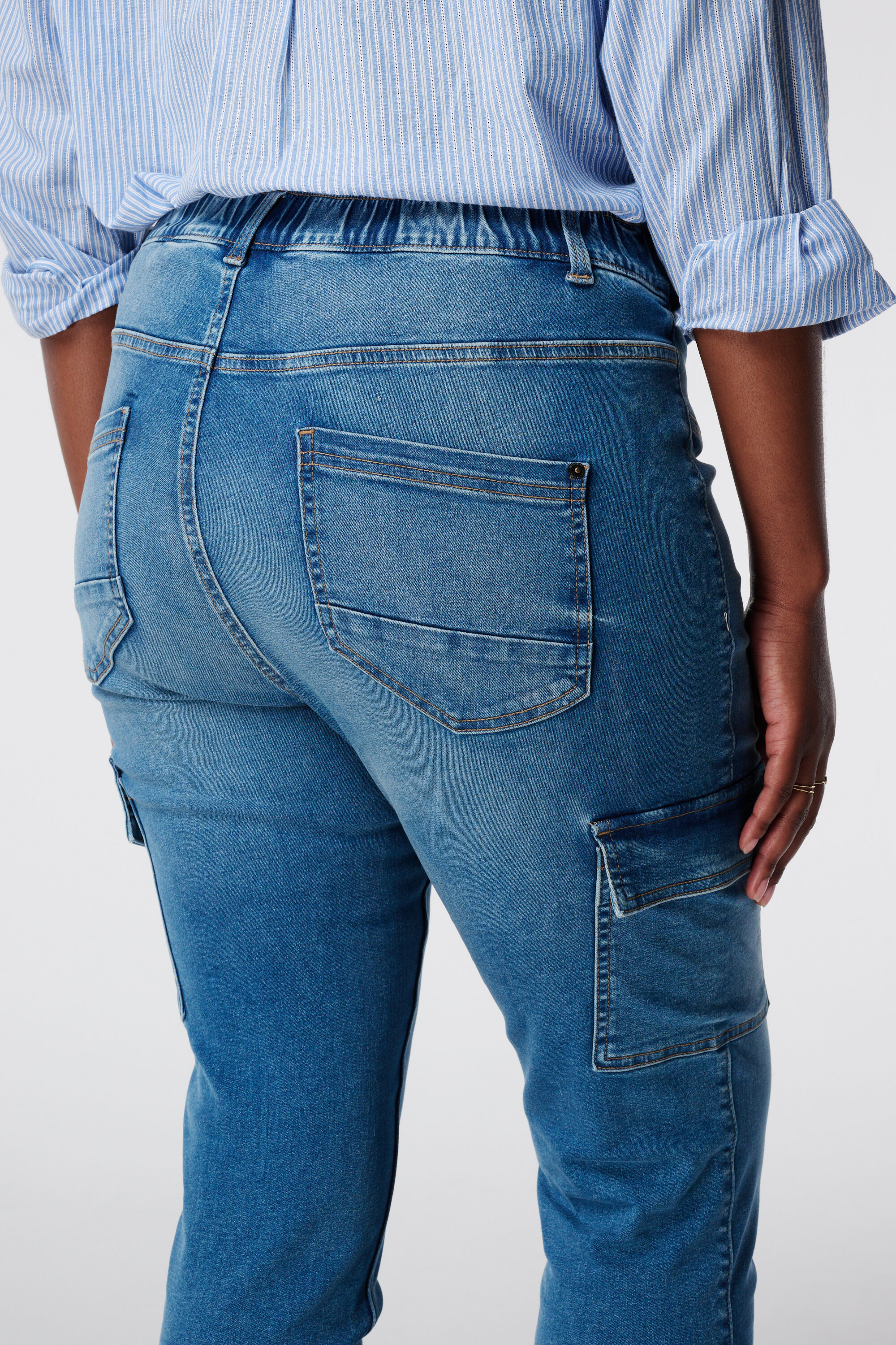 Tregging cargo &agrave; jambe skinny image number 4