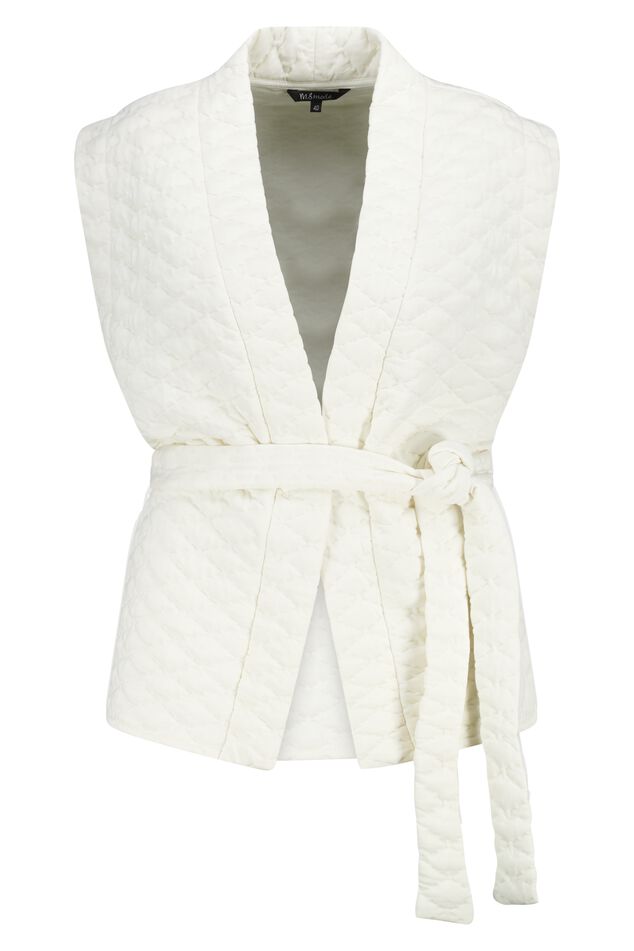 Gilet ample avec ceinture image number 1