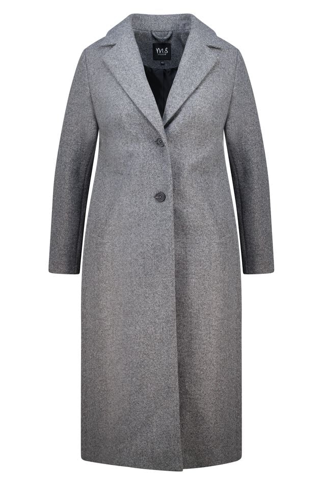 Manteau long avec fermeture à boutons image number 1