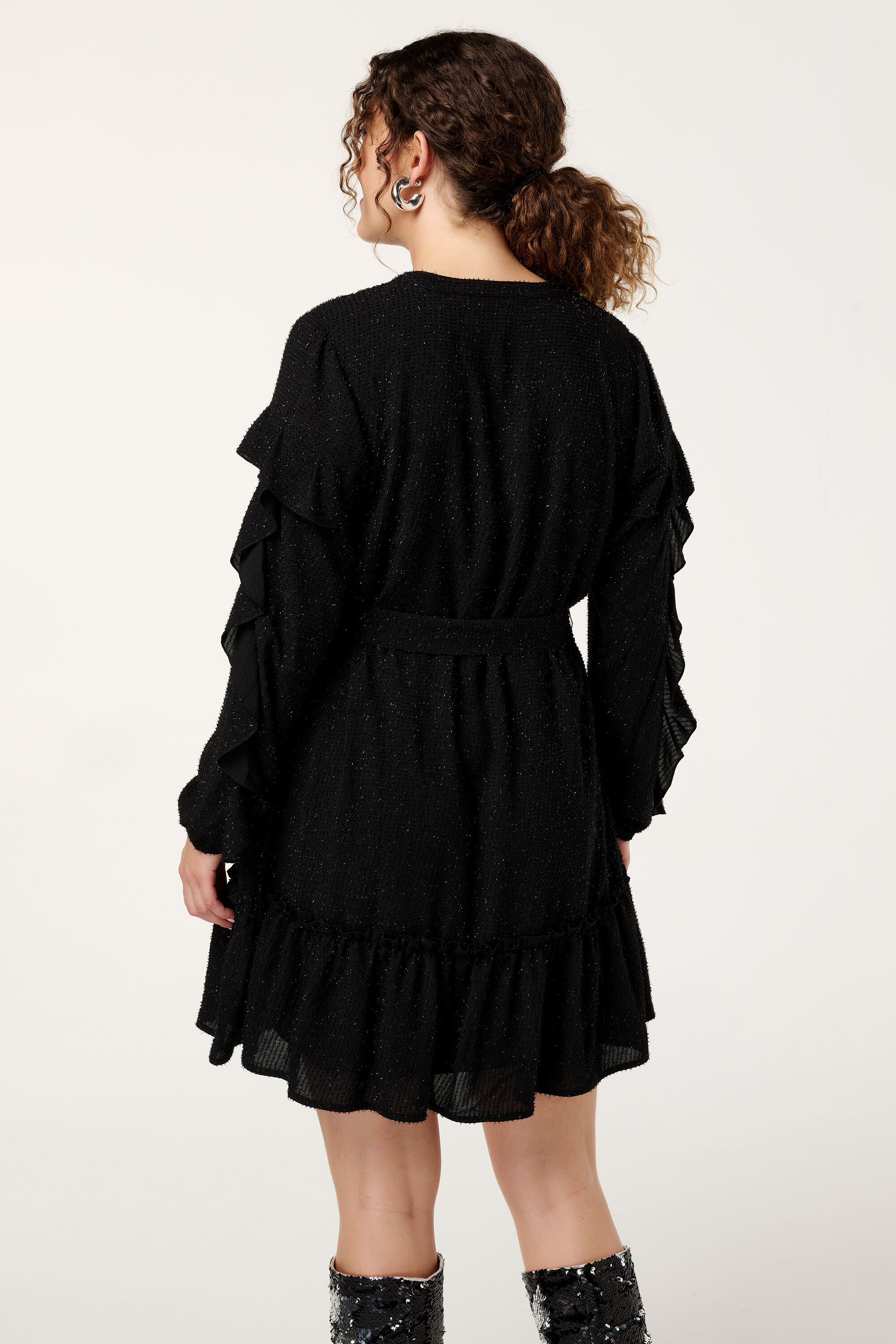 Jurk met zilveren details image number 3