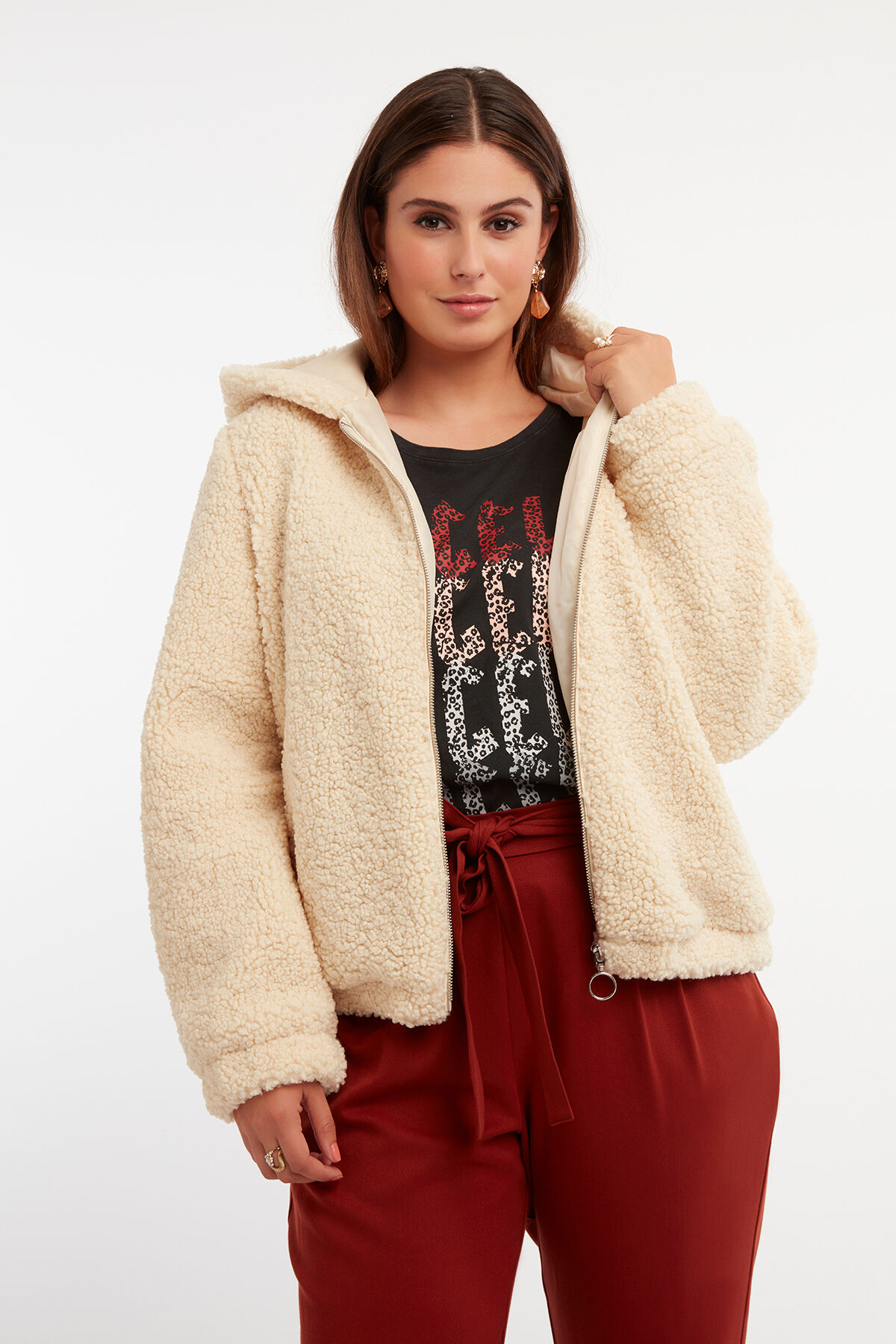 Manteau duveteux image number 3