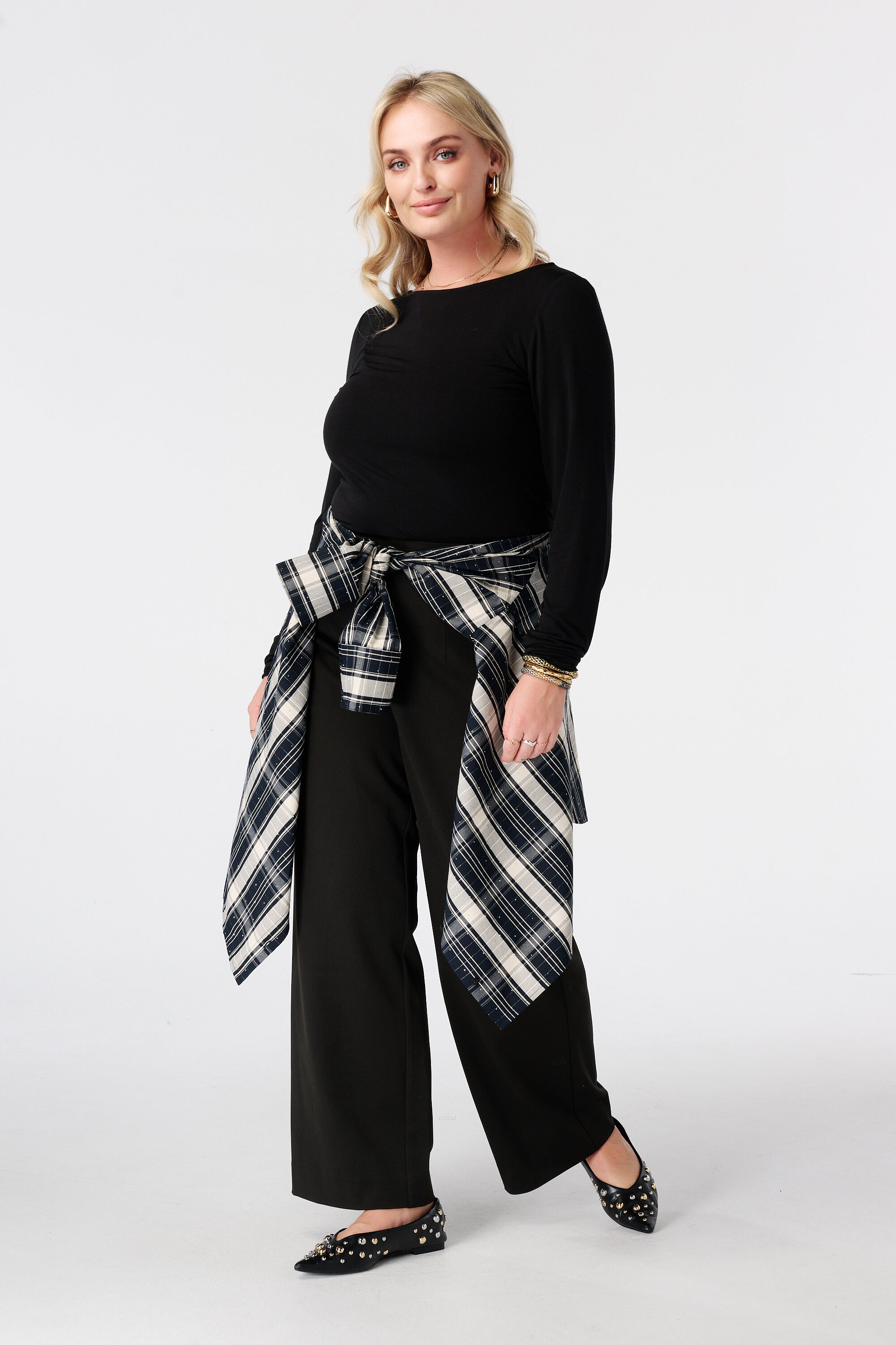 Pantalon wide leg