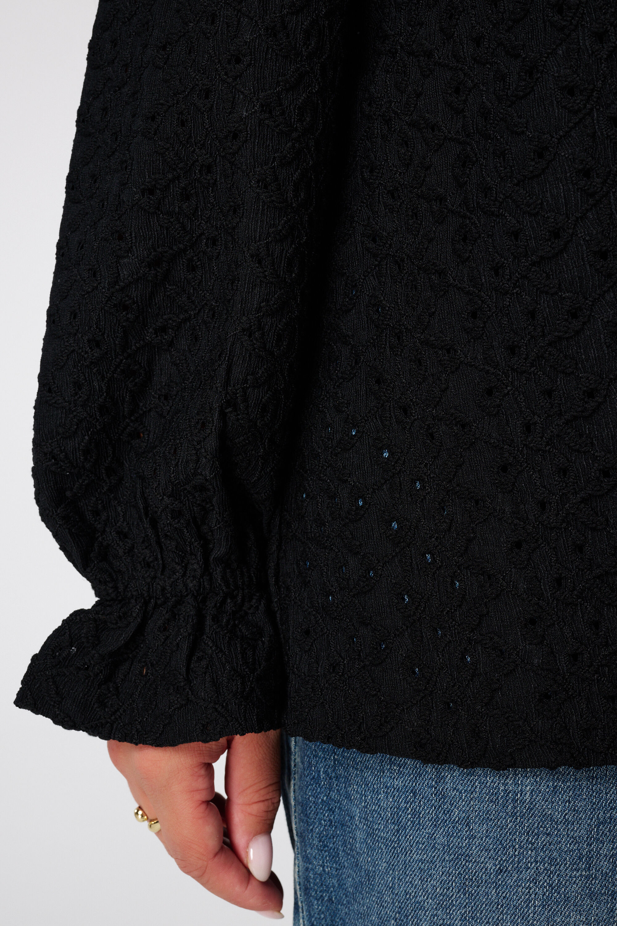  Top met broderie image number 6