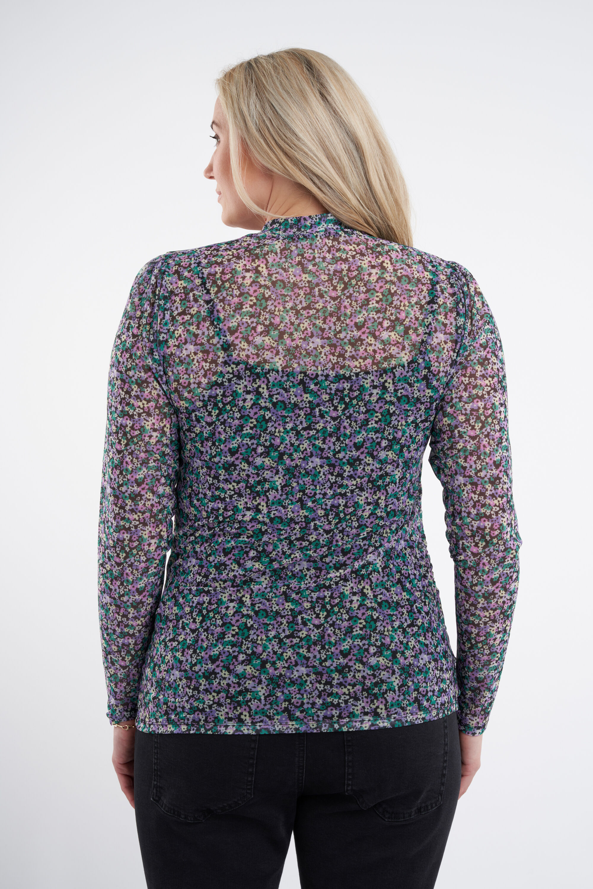 Mesh top met print image number 3