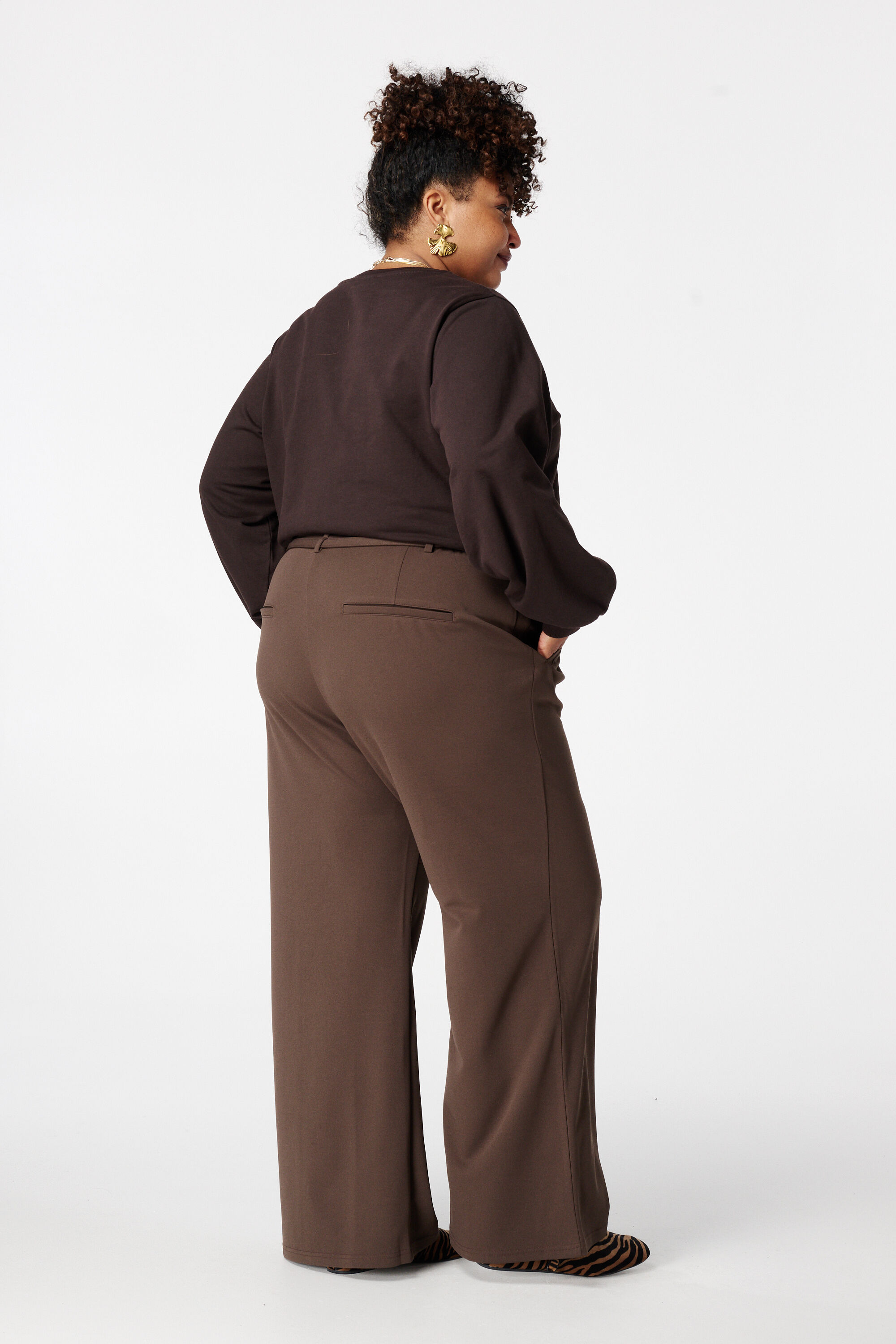 Rechte pantalon met ceintuur image number 3