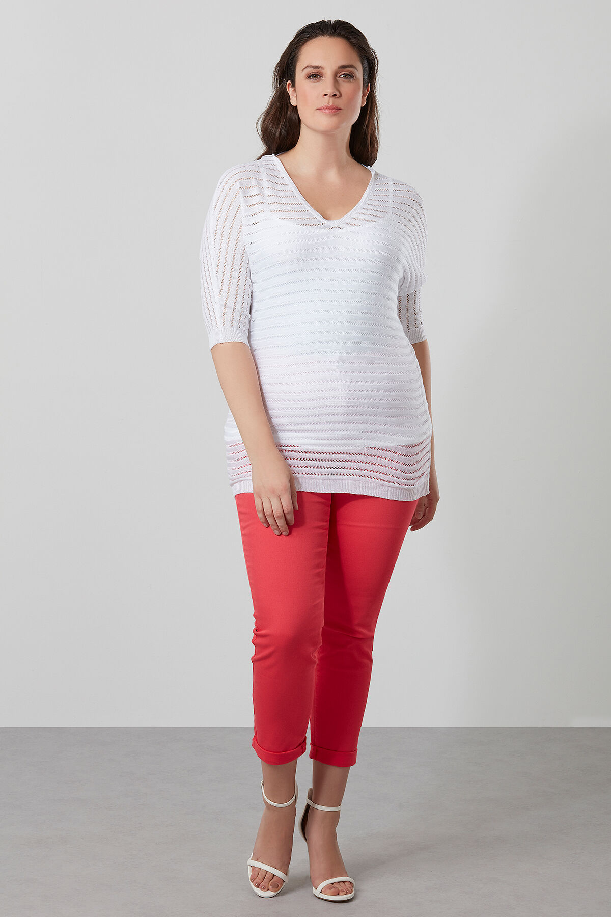 Twill broek in super skinny fit image number 4