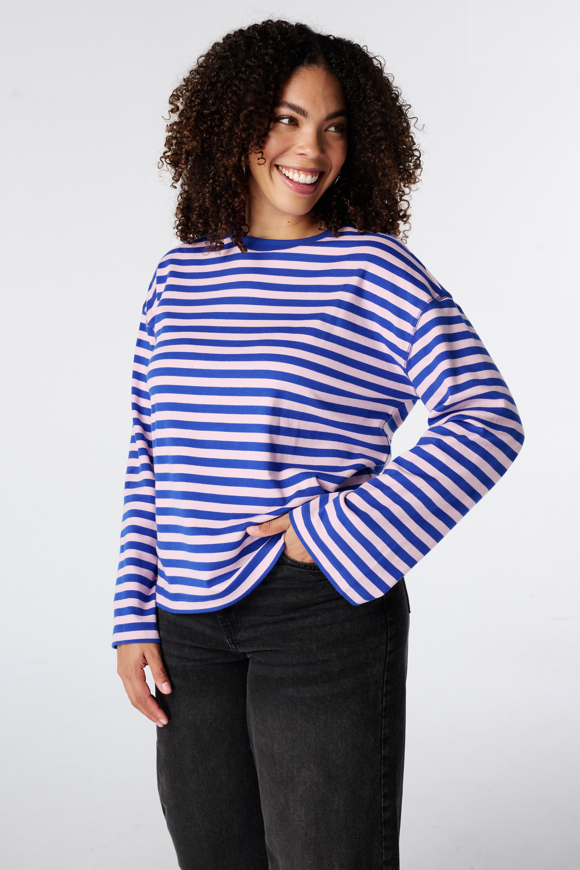 Gestreepte longsleeve 