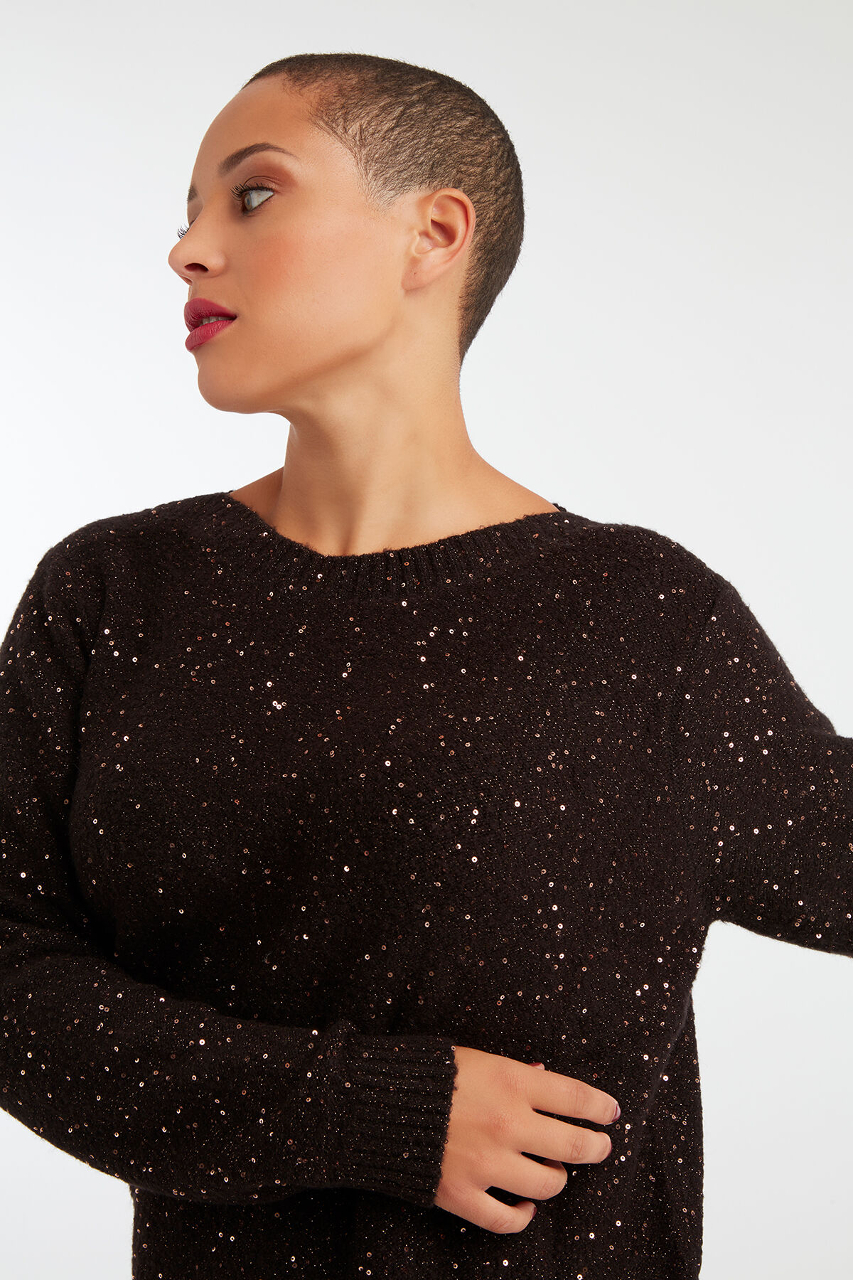 Trui met pailletten image number 3