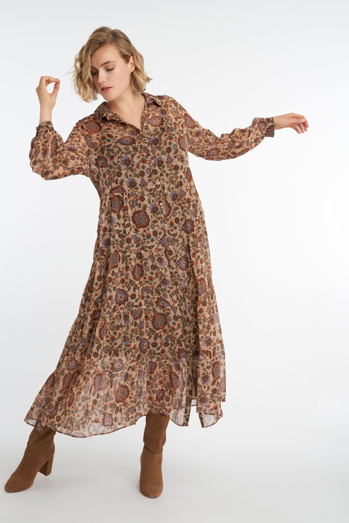 Romantische lange jurk image number 6