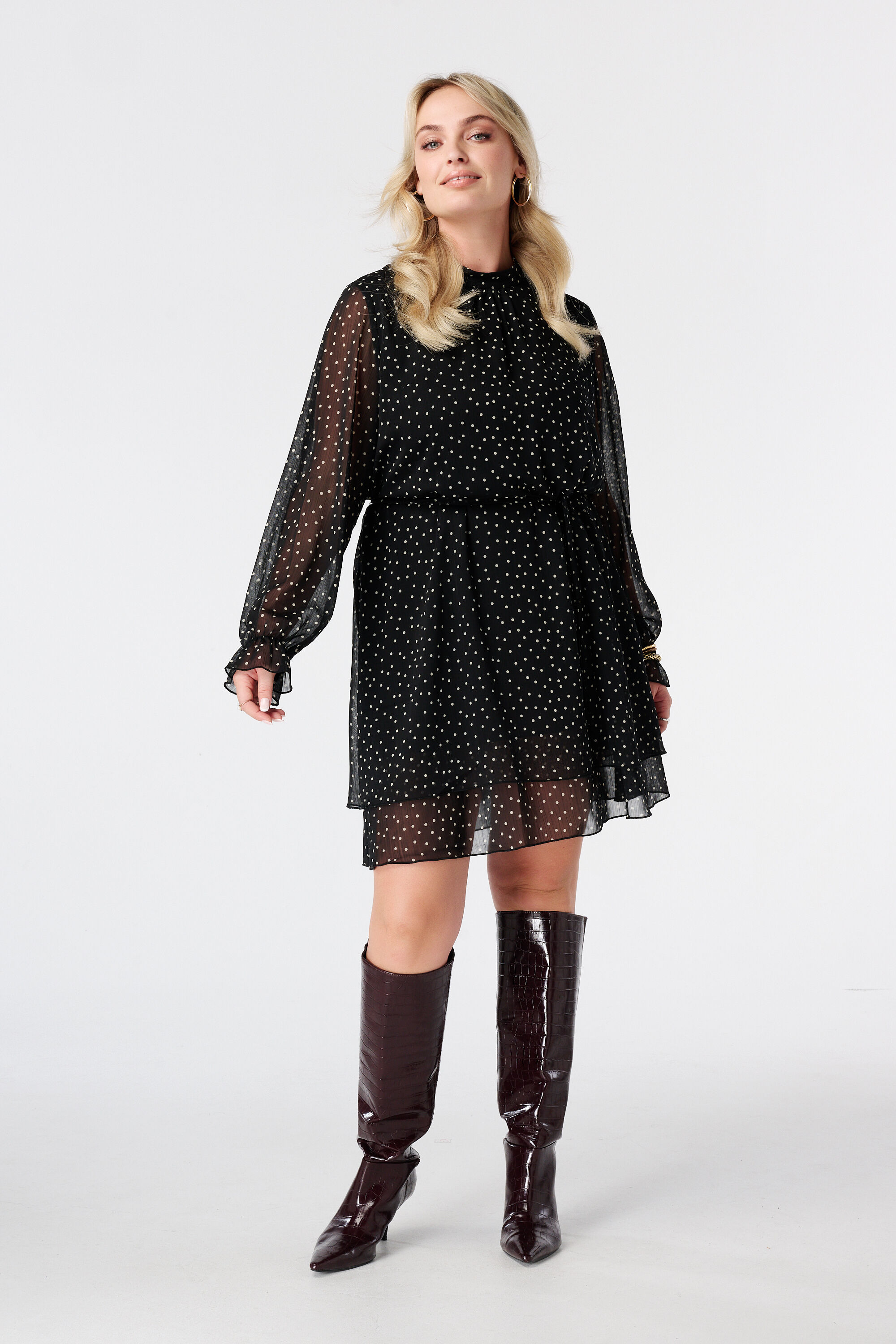 Robe &agrave; pois