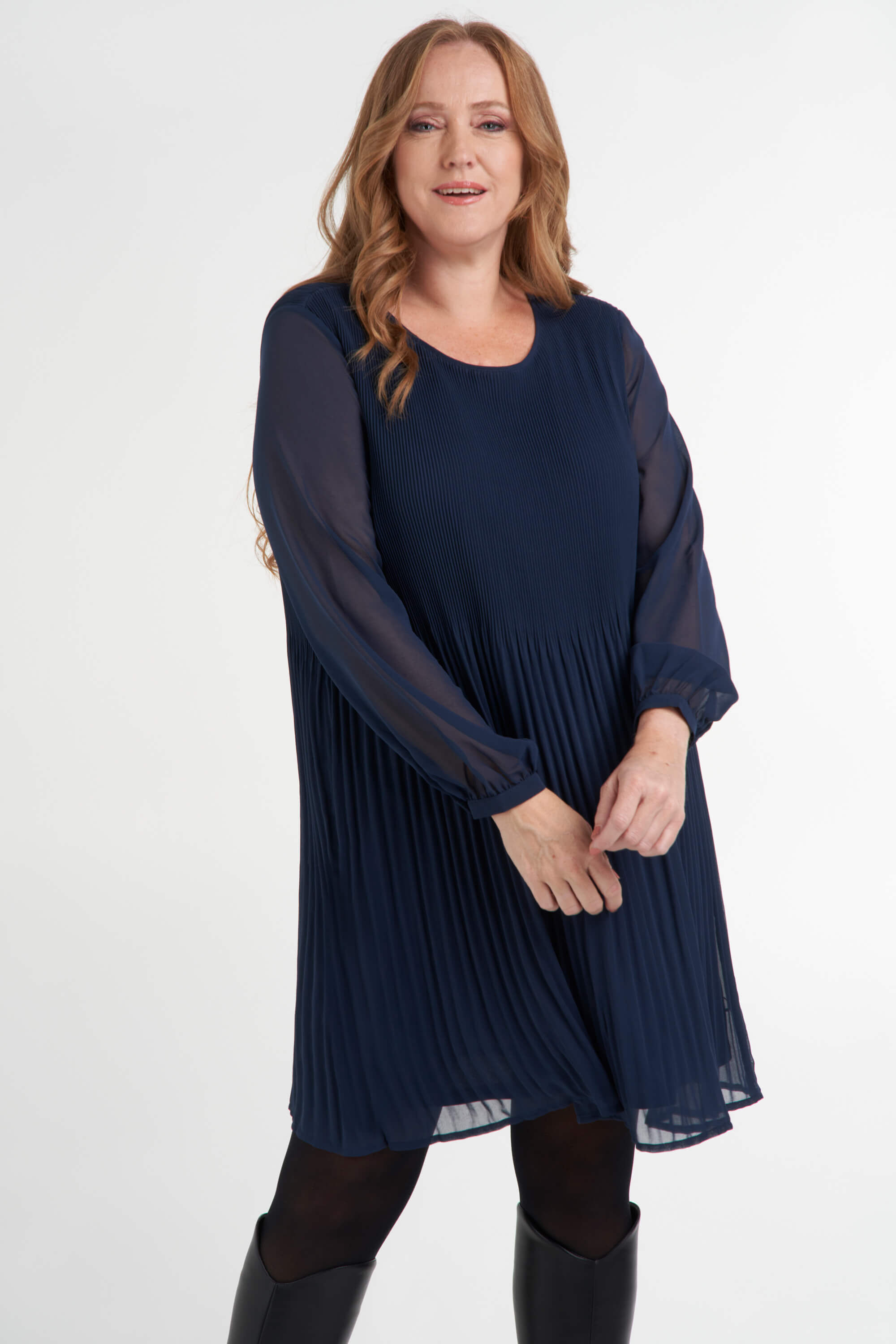 Plisse jurk image number 5