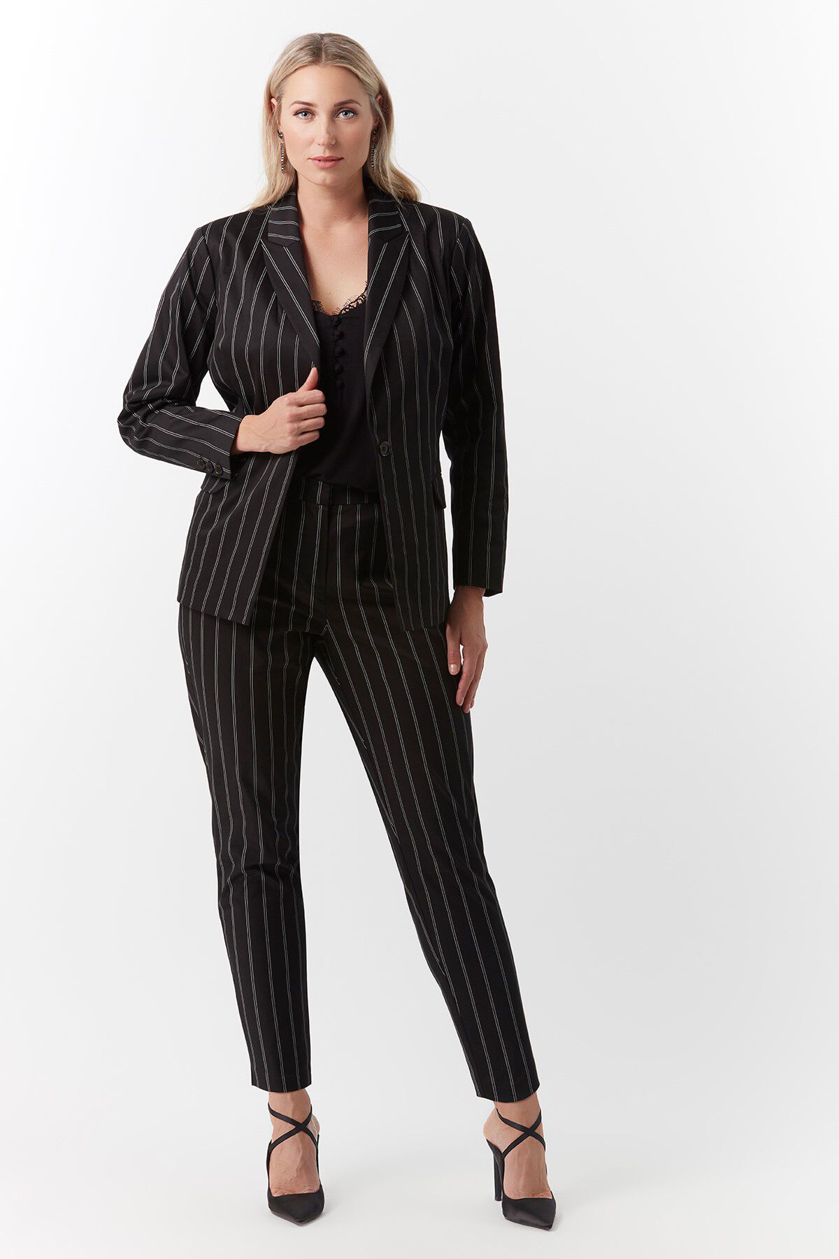 Gestreepte pantalon image number 4