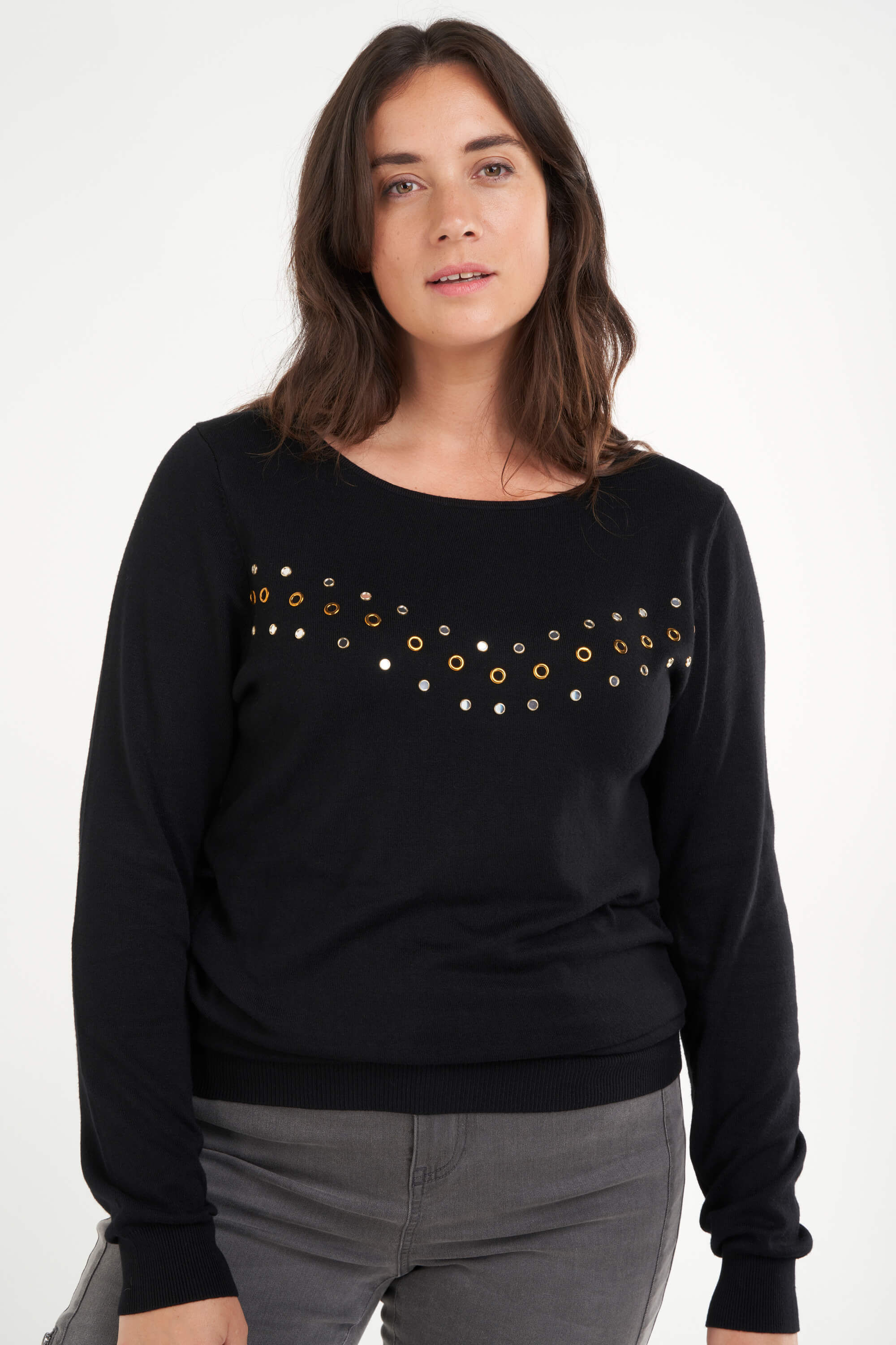 Trui met studs  image number 0