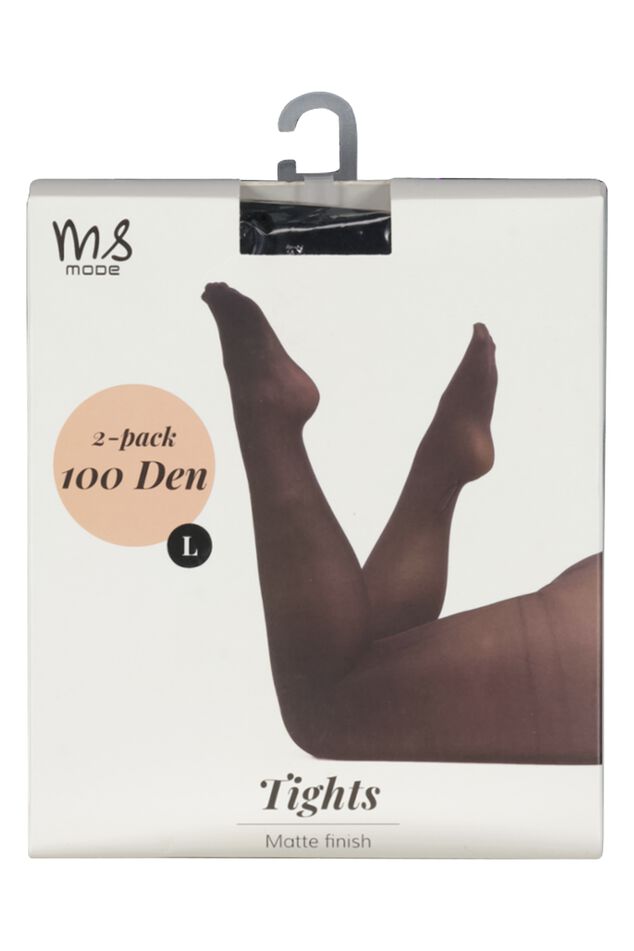 Pack de 2 Collants de base 100 deniers image number 1