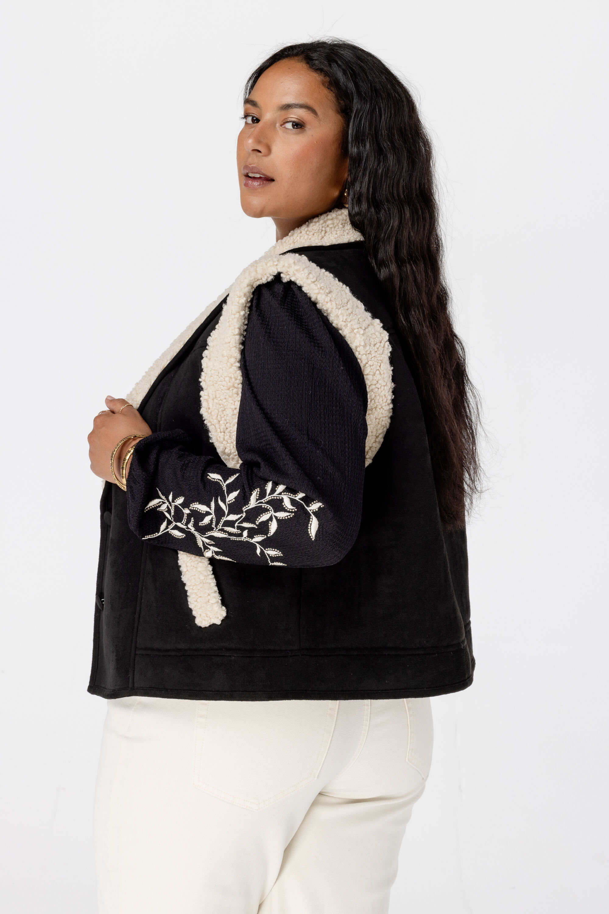 Gilet met teddy voering image number 3