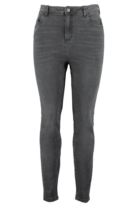 Skinny leg high waist jeans CHERRY