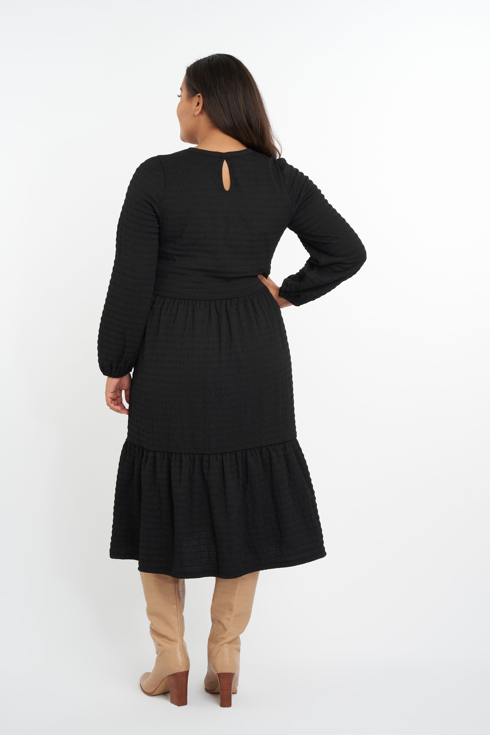 Lange wijde jurk image number 3