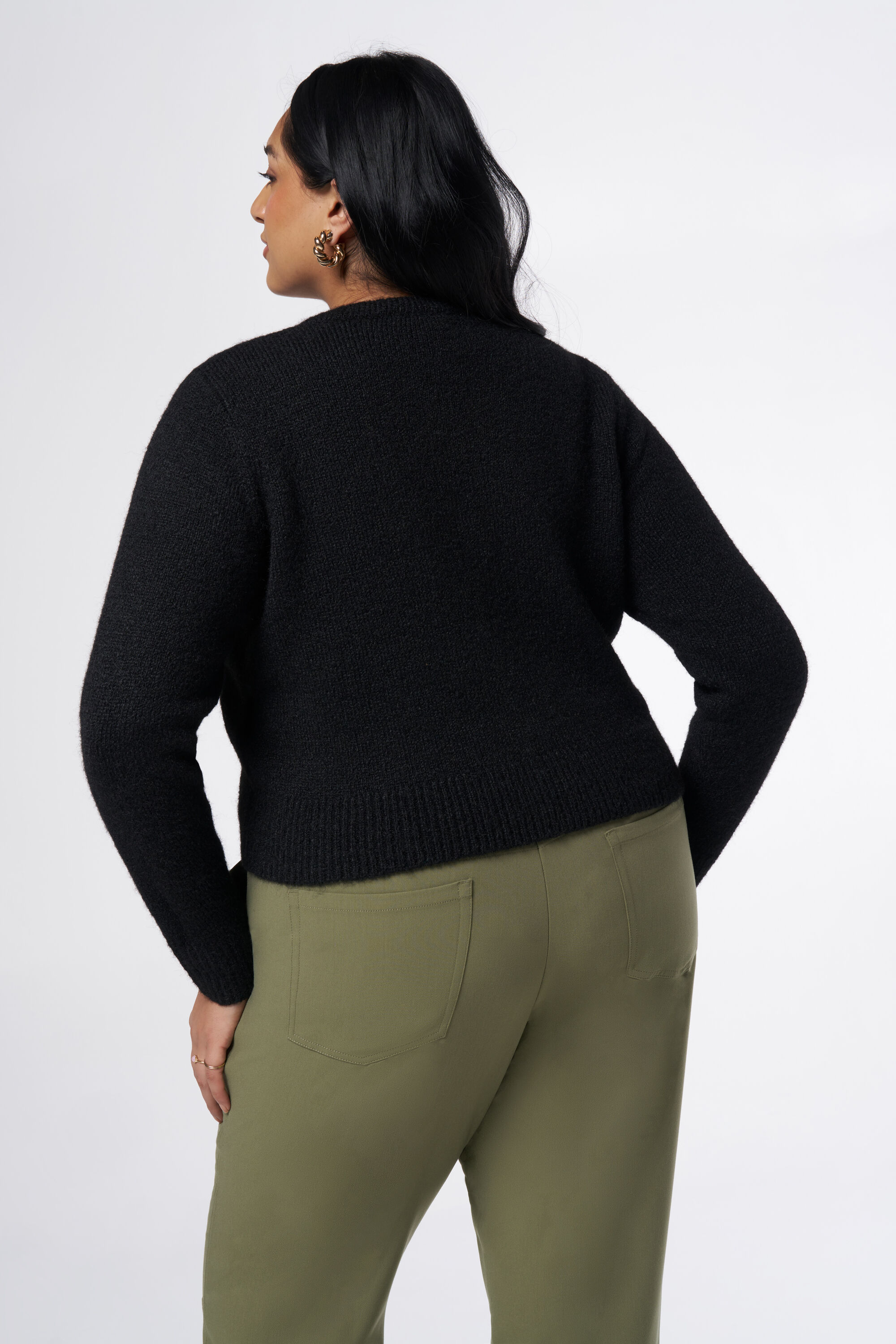 Gebreid vest met knopen image number 3