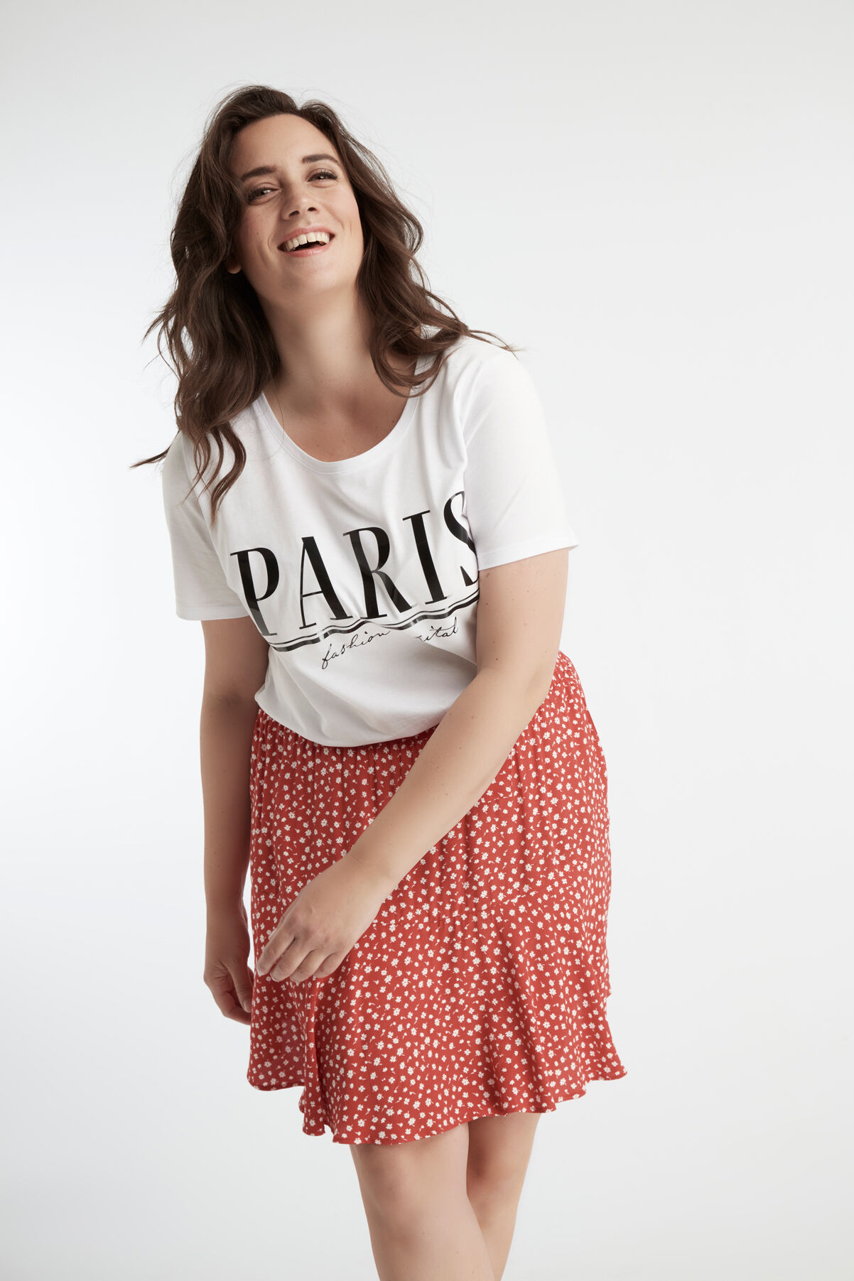 Jupe-short &agrave; ceinture nou&eacute;e image number 5